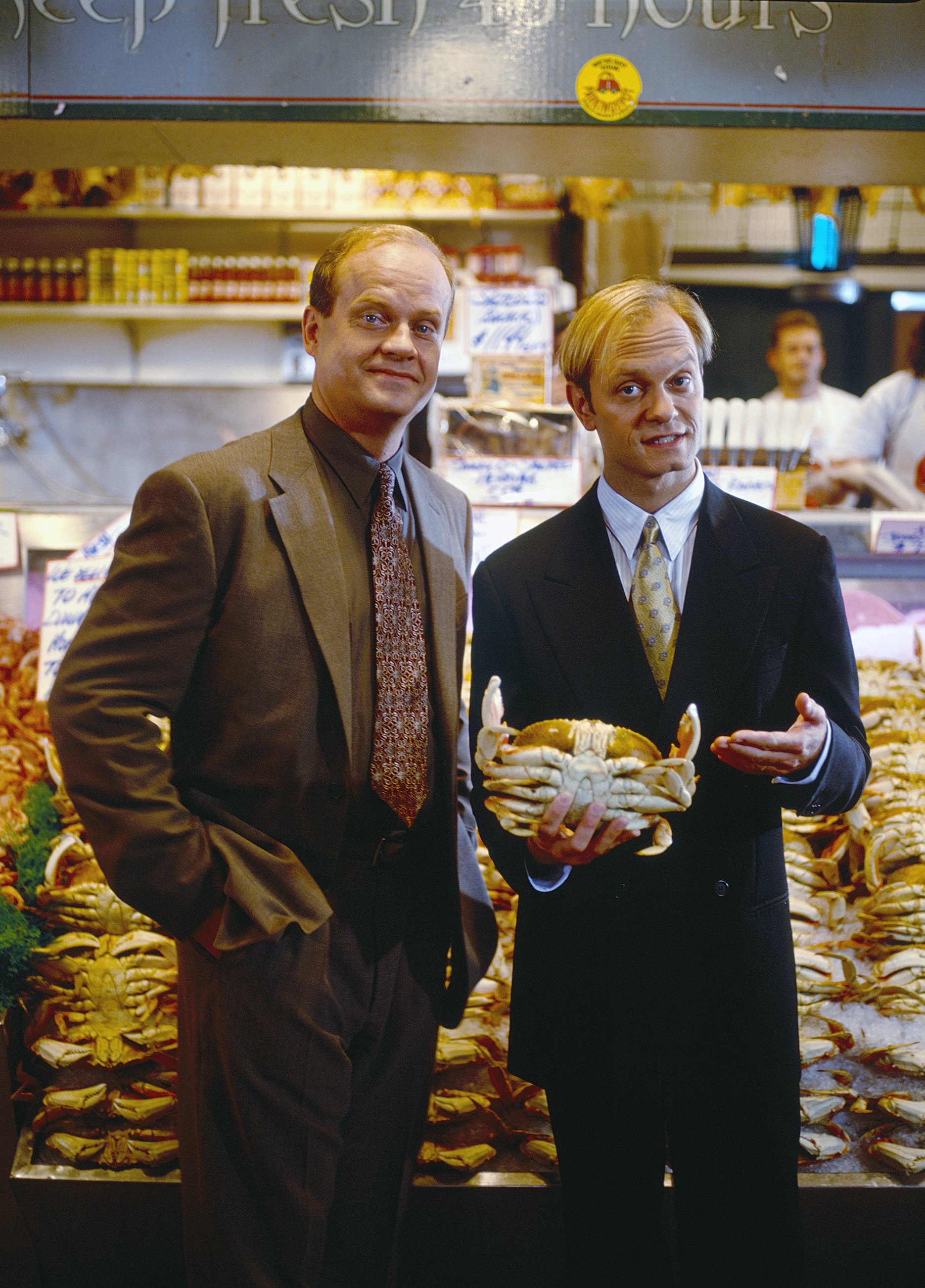 Kelsey Grammer and David Hyde Pierce in 'Frasier'