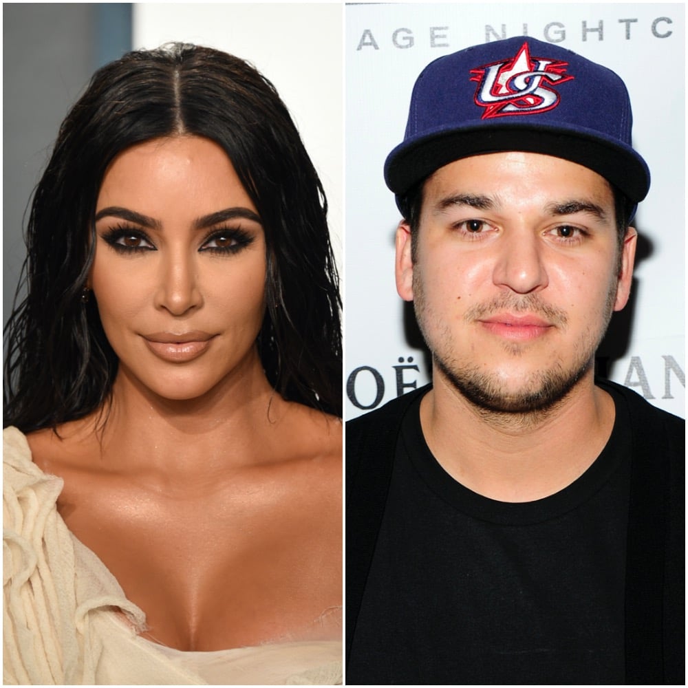 Kim Kardashian West and Rob Kardashian