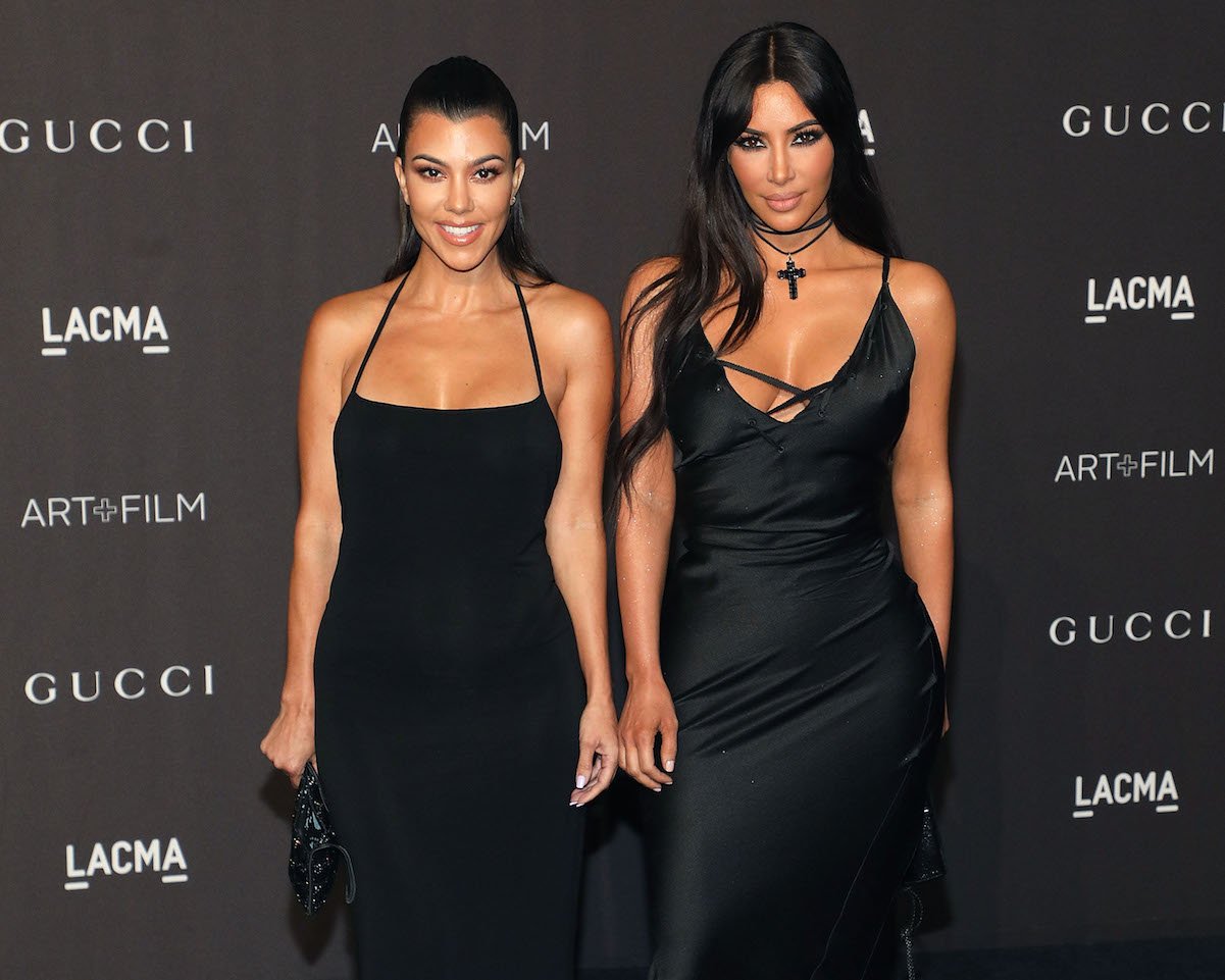 Kim Kardashian West and Kourtney Kardashian