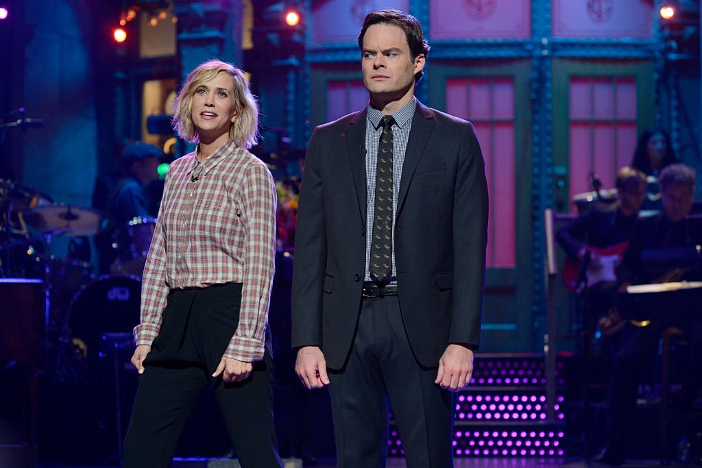 Kirsten Wiig and Bill Hader on Saturday Night Live