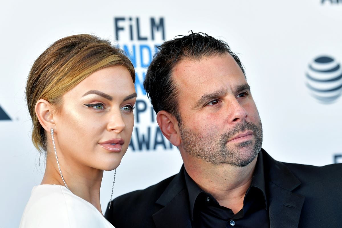 Lala Kent and Randall Emmett looking on