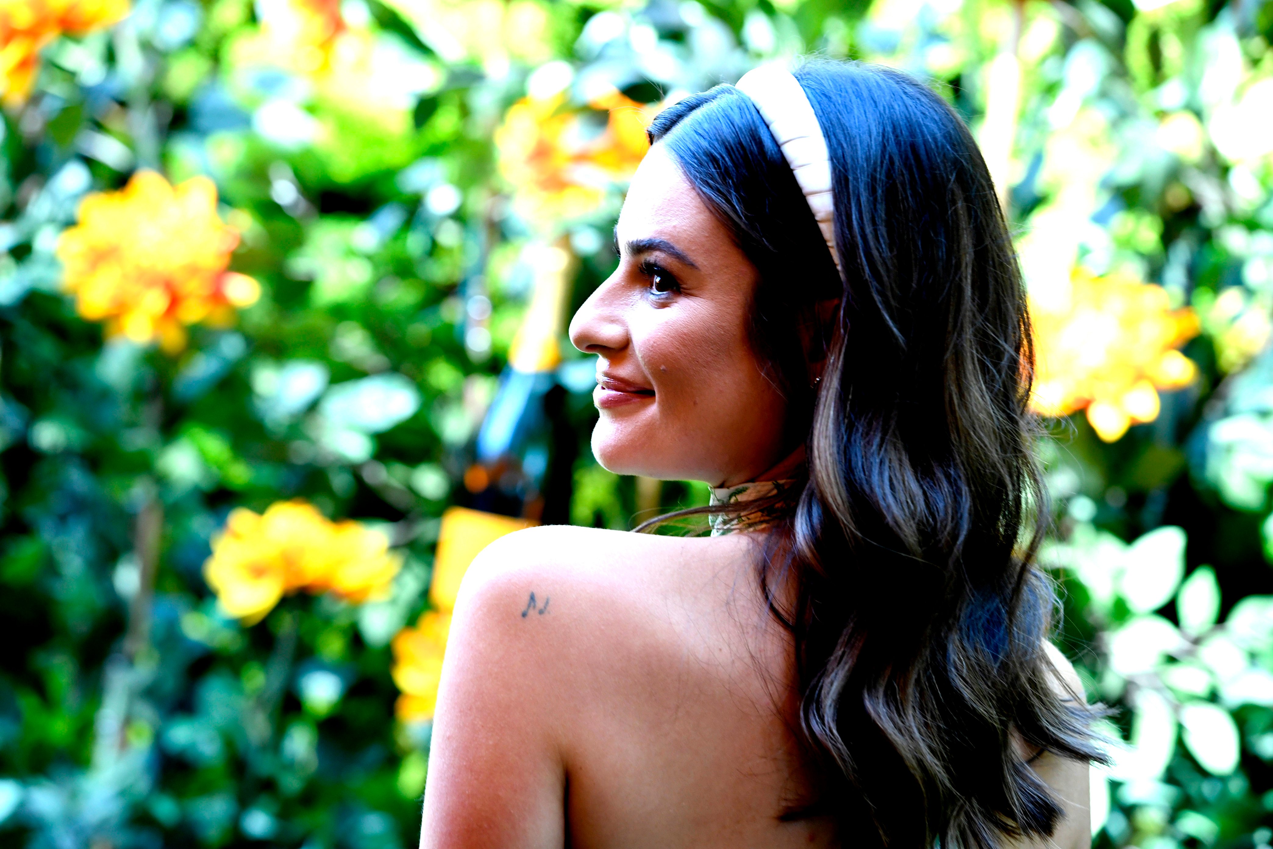 Lea Michelle at the 10th Annual Veuve Clicquot Polo Classic Los Angeles at Will Rogers State Historic Park in 2019 | Frazer Harrison/Getty Images