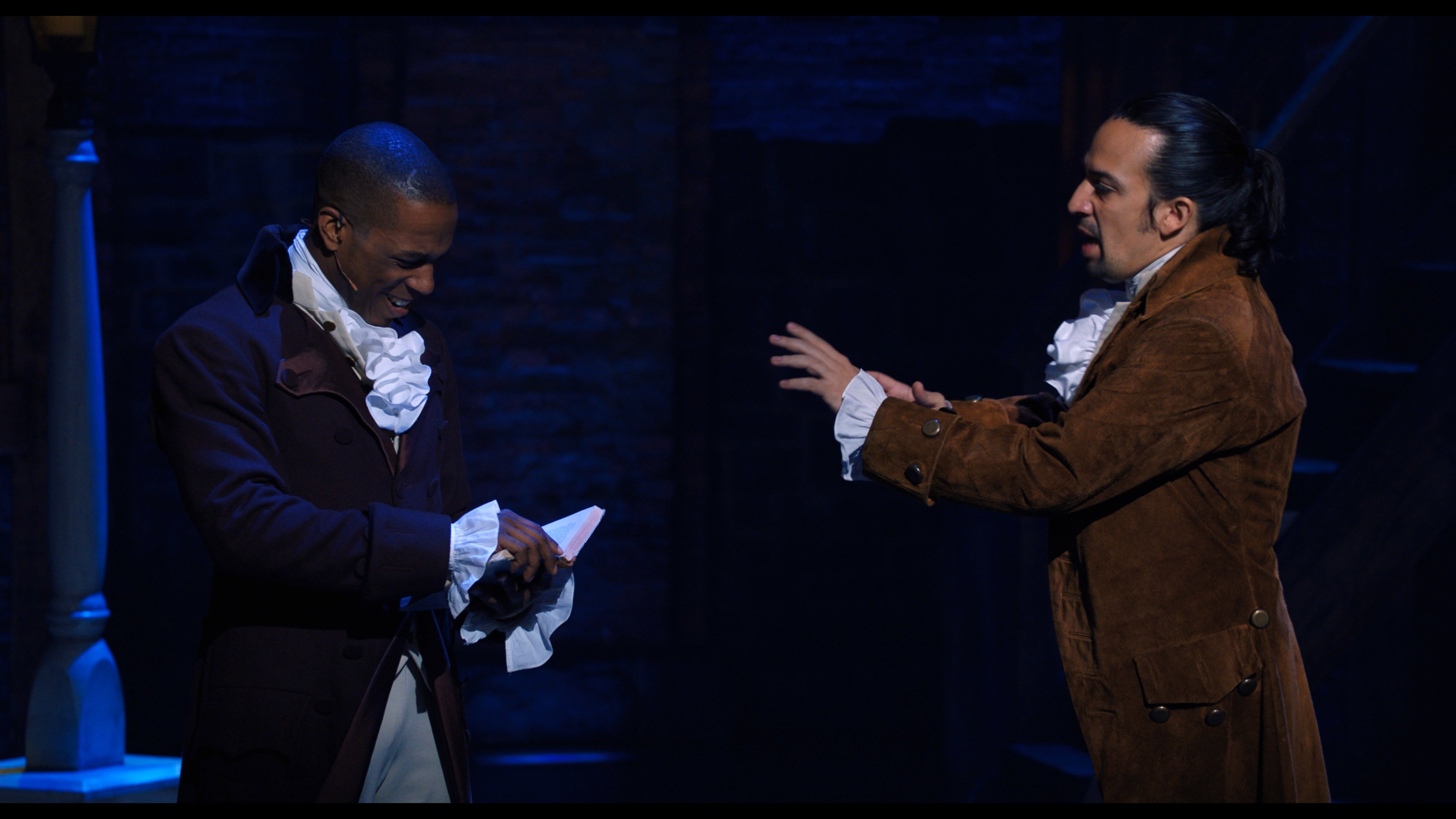 Leslie Odom Jr. and Lin-Manuel Miranda