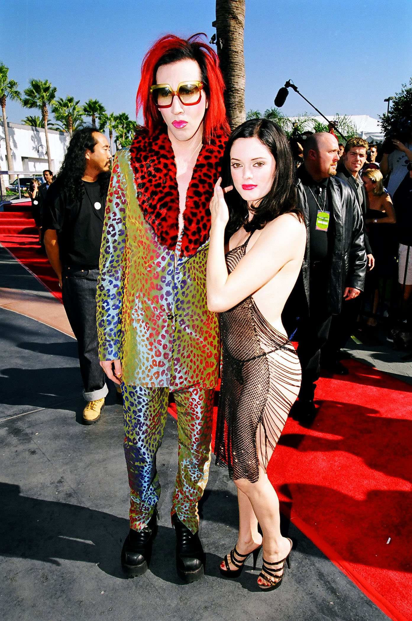 MTV VMAs - Rose McGowan and Marilyn Manson
