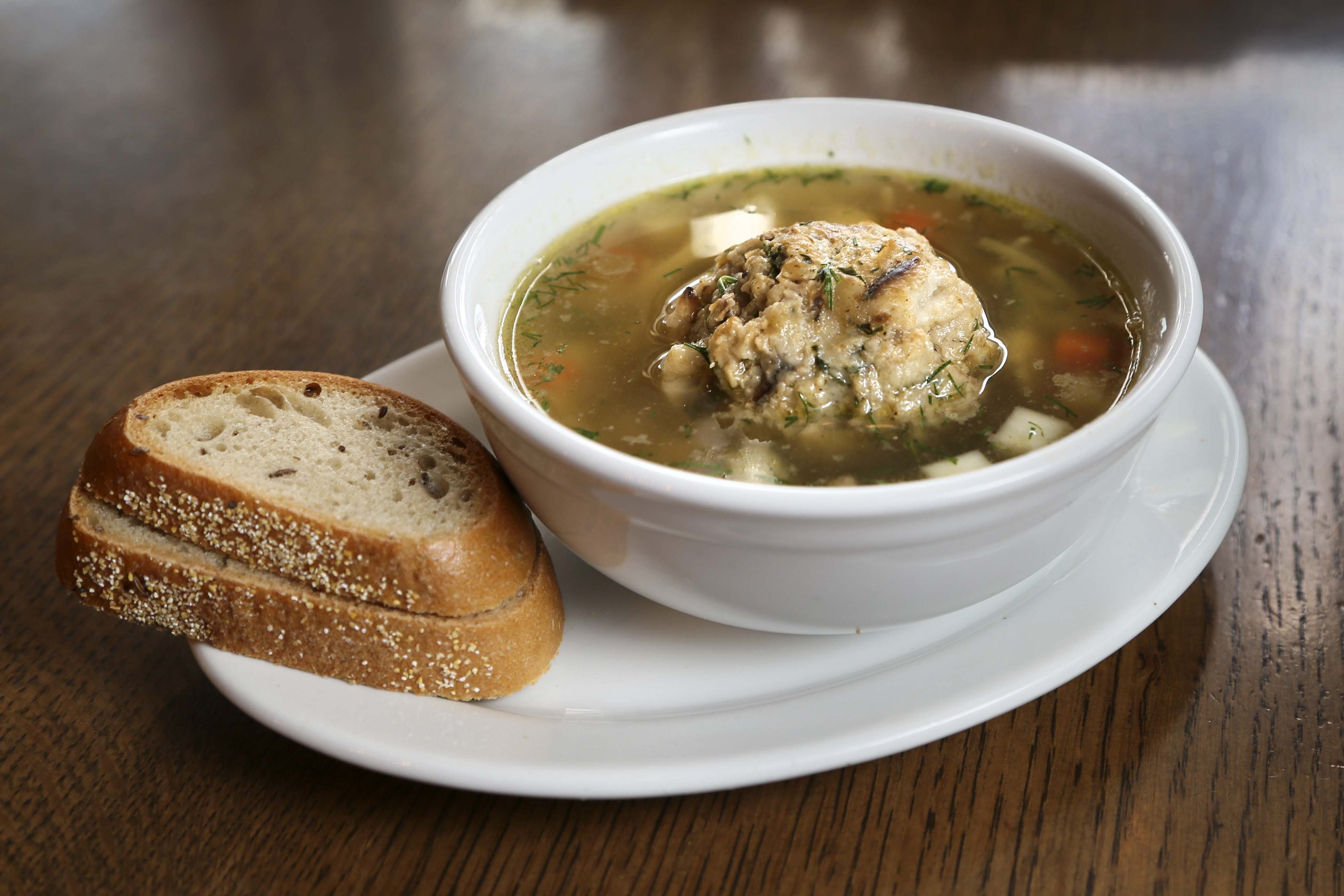 Matzo ball soup