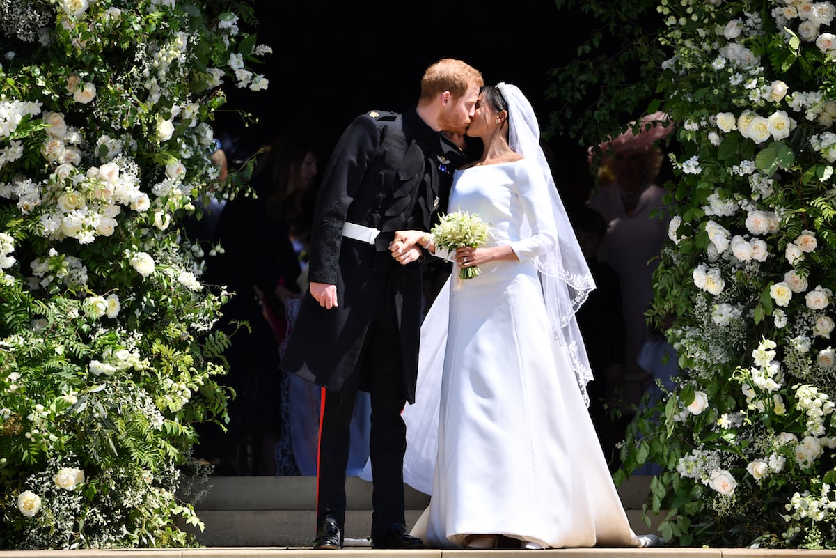 Harry and Meghan wed in 2018.