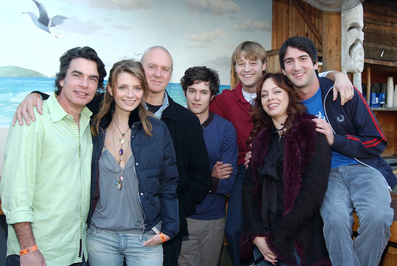 Members of 'The O.C.' cast with Josh Schwartz