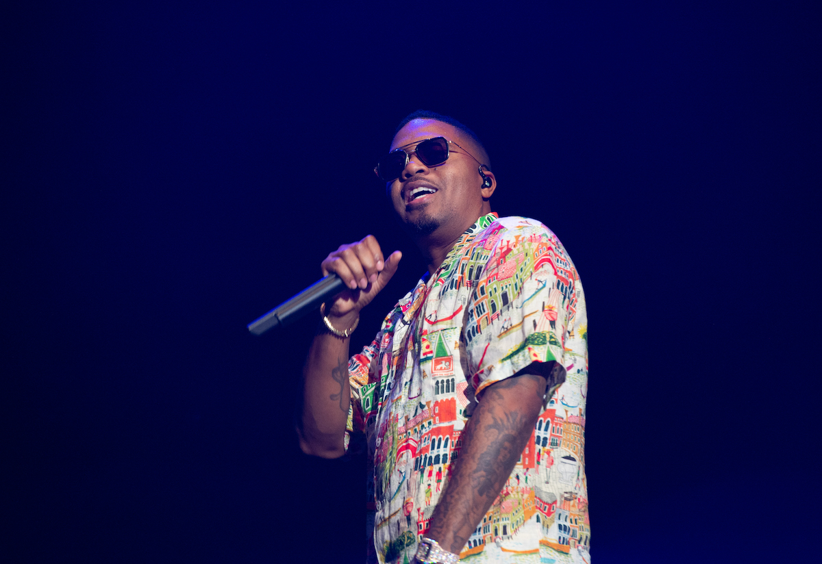Nas performs at the 2019 Governors Ball Festival