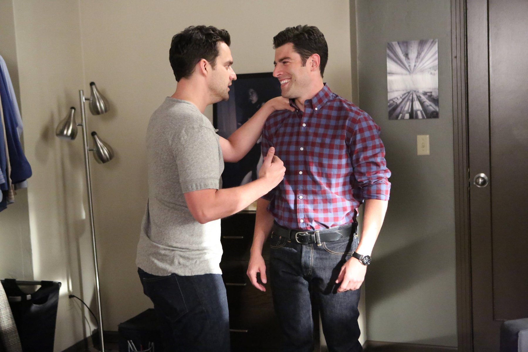 Jake Johnson and Max Greenfield as Nick and Schmidt on 'New Girl'