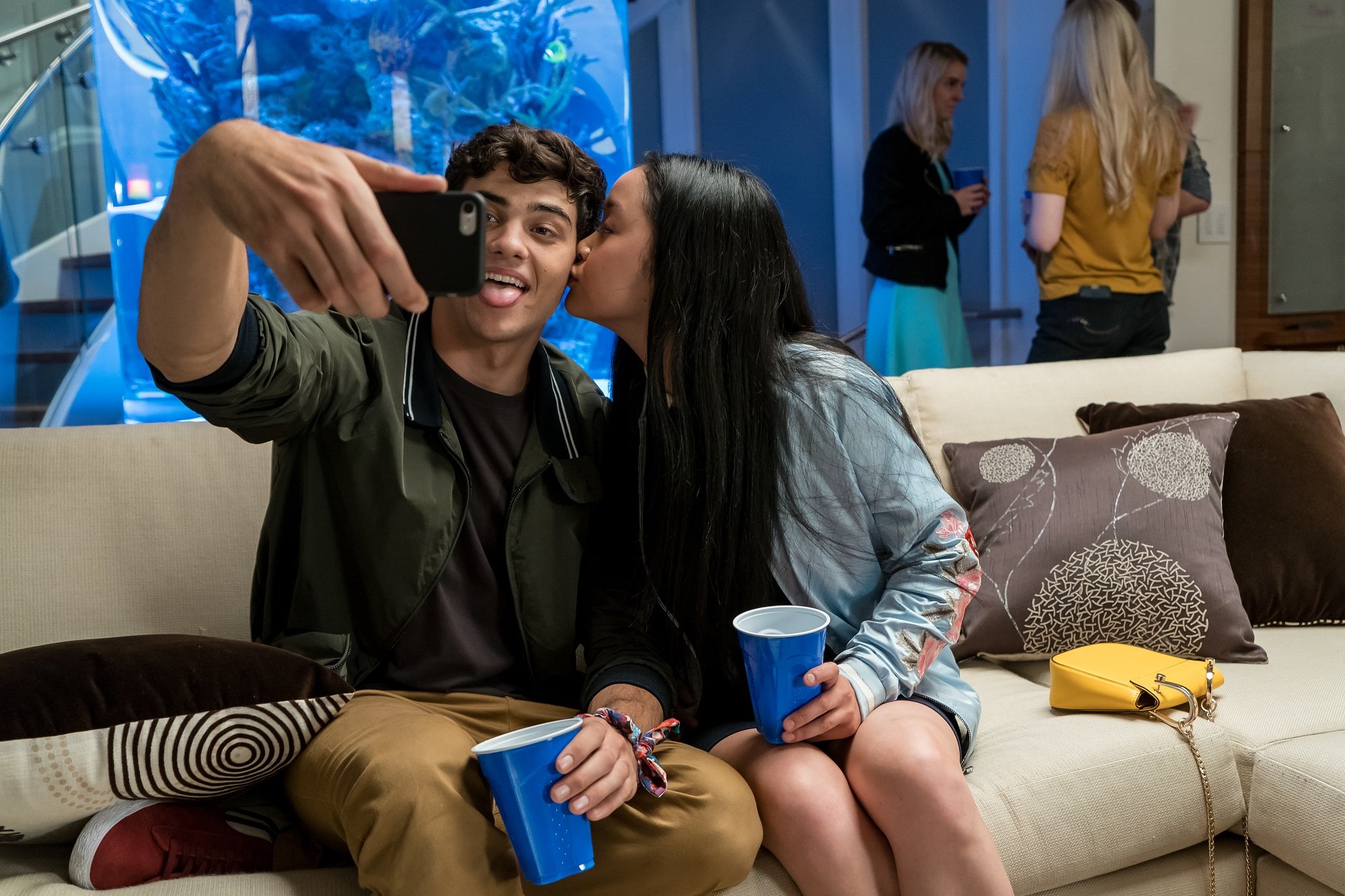 Noah Centino and Lana Condor