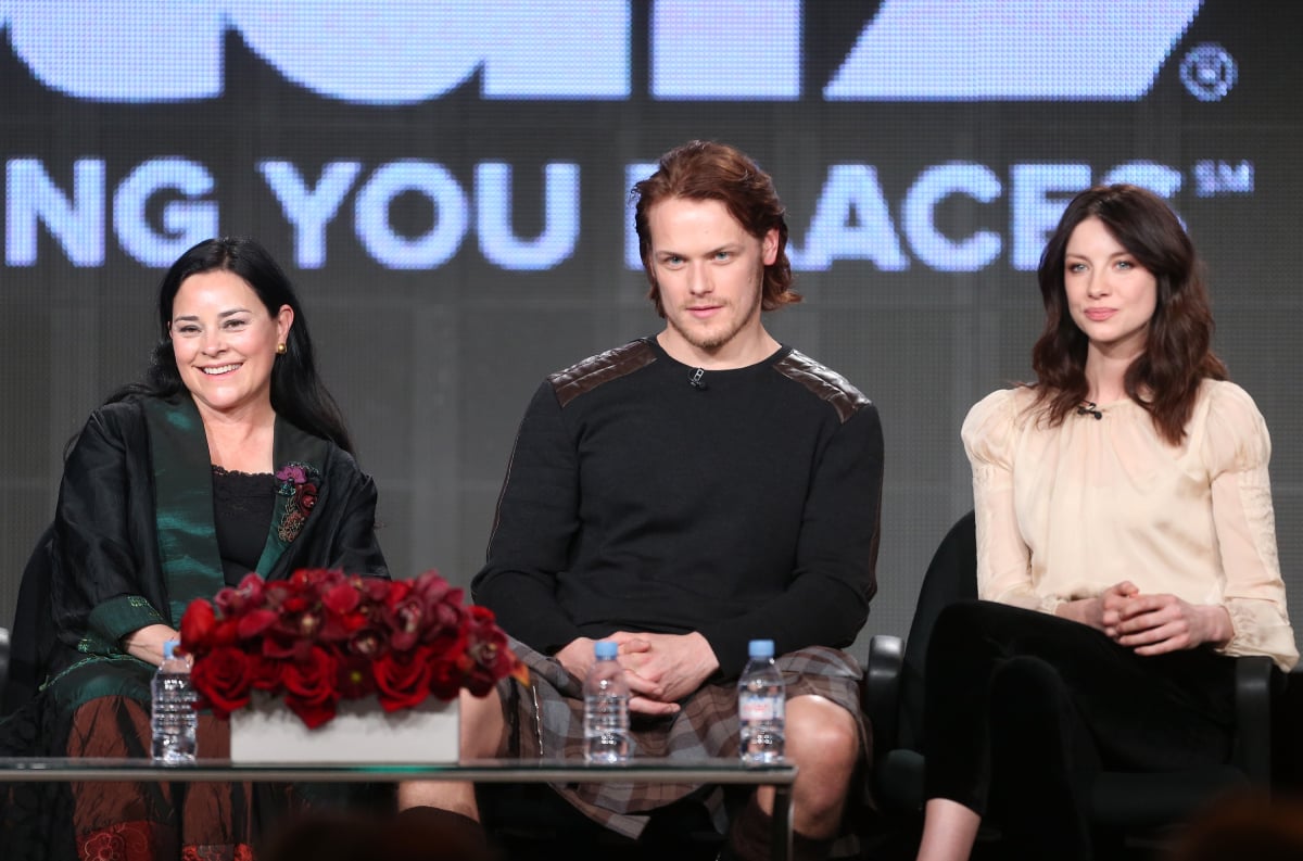 'Outlander' Author Diana Gabaldon, actors Sam Heughan and Caitriona Balfe