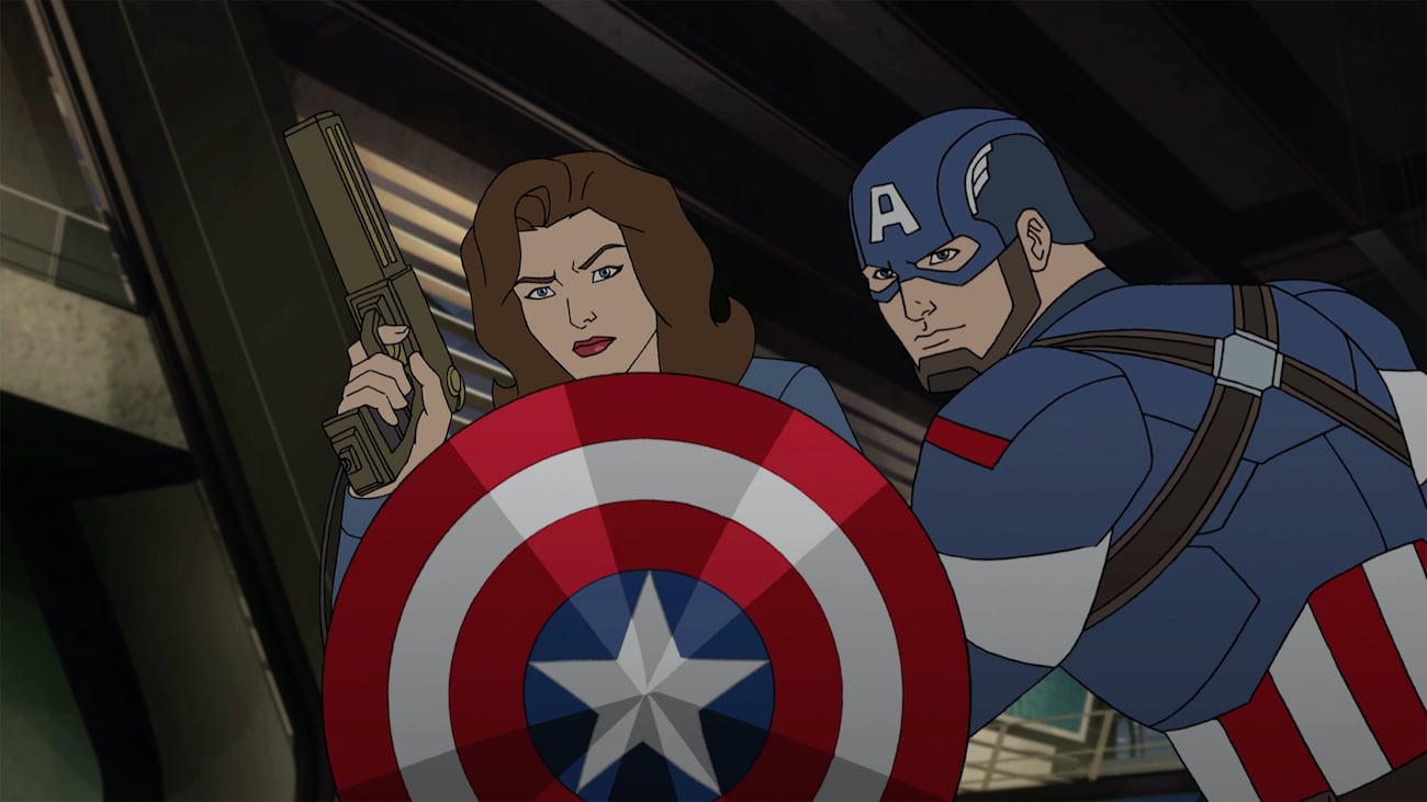 Peggy Carter and Captain America