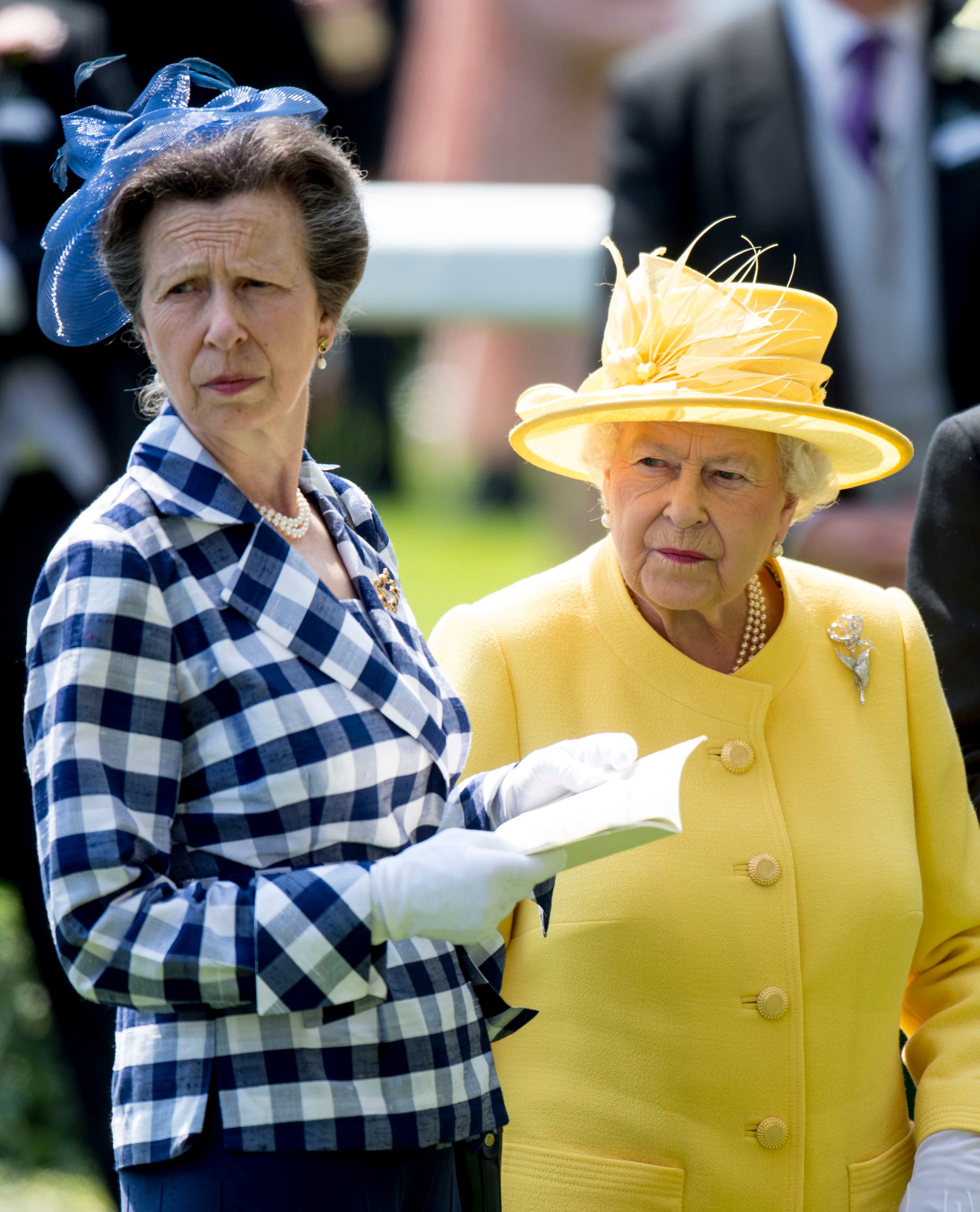 Queen Elizabeth II and Princess Anne