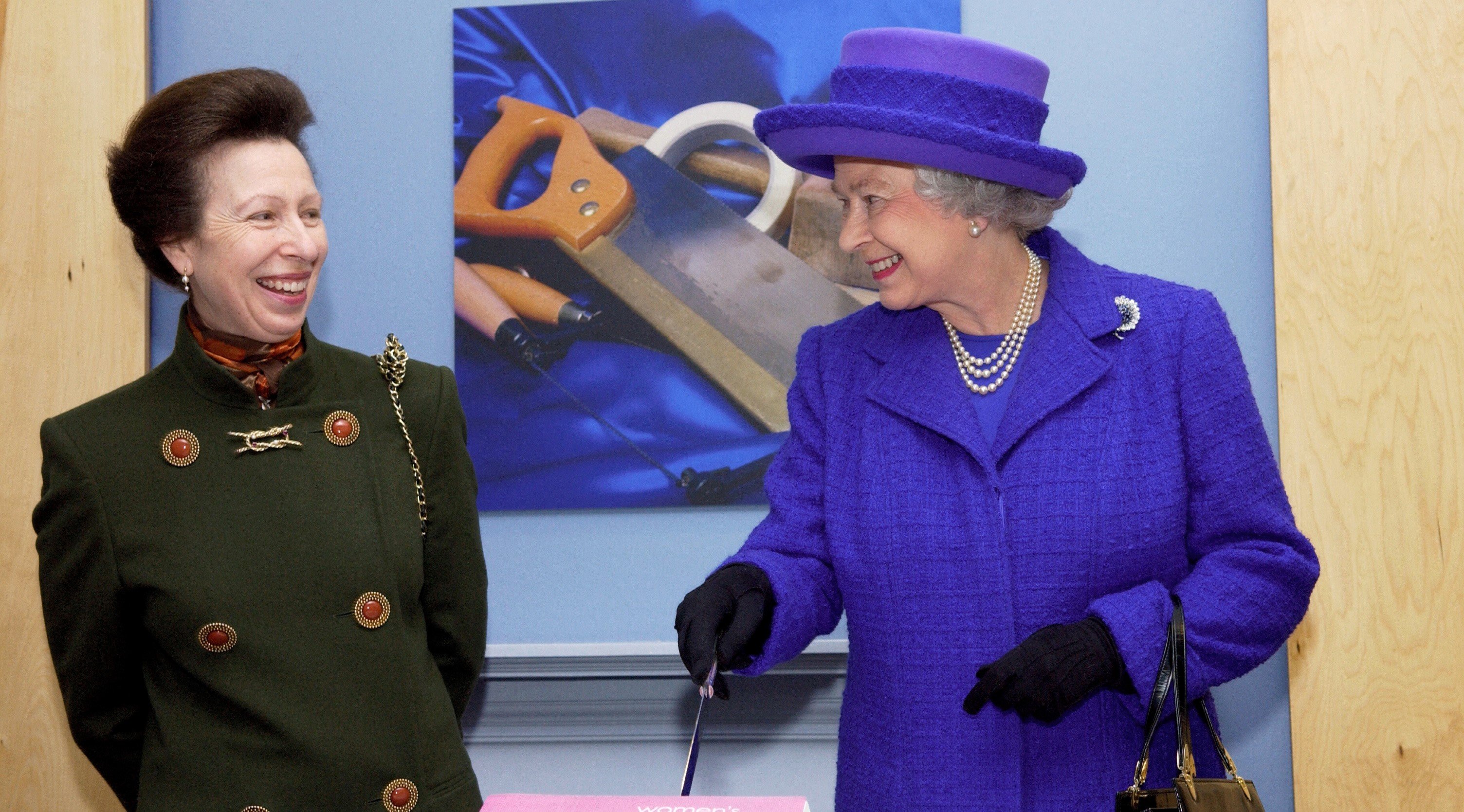 Queen Elizabeth II and Princess Anne