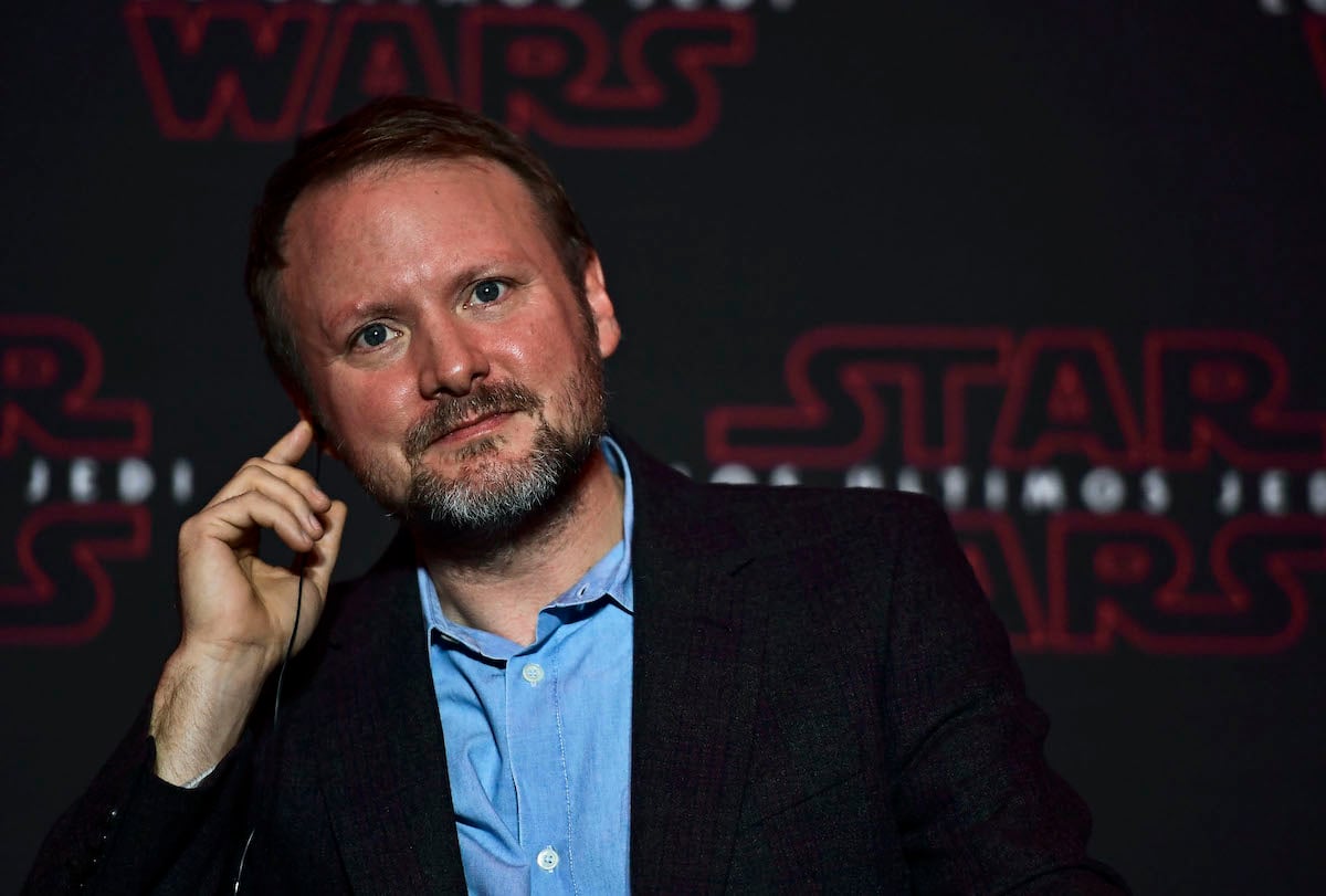 Rian Johnson at a 'Star Wars: The Last Jedi' press conference