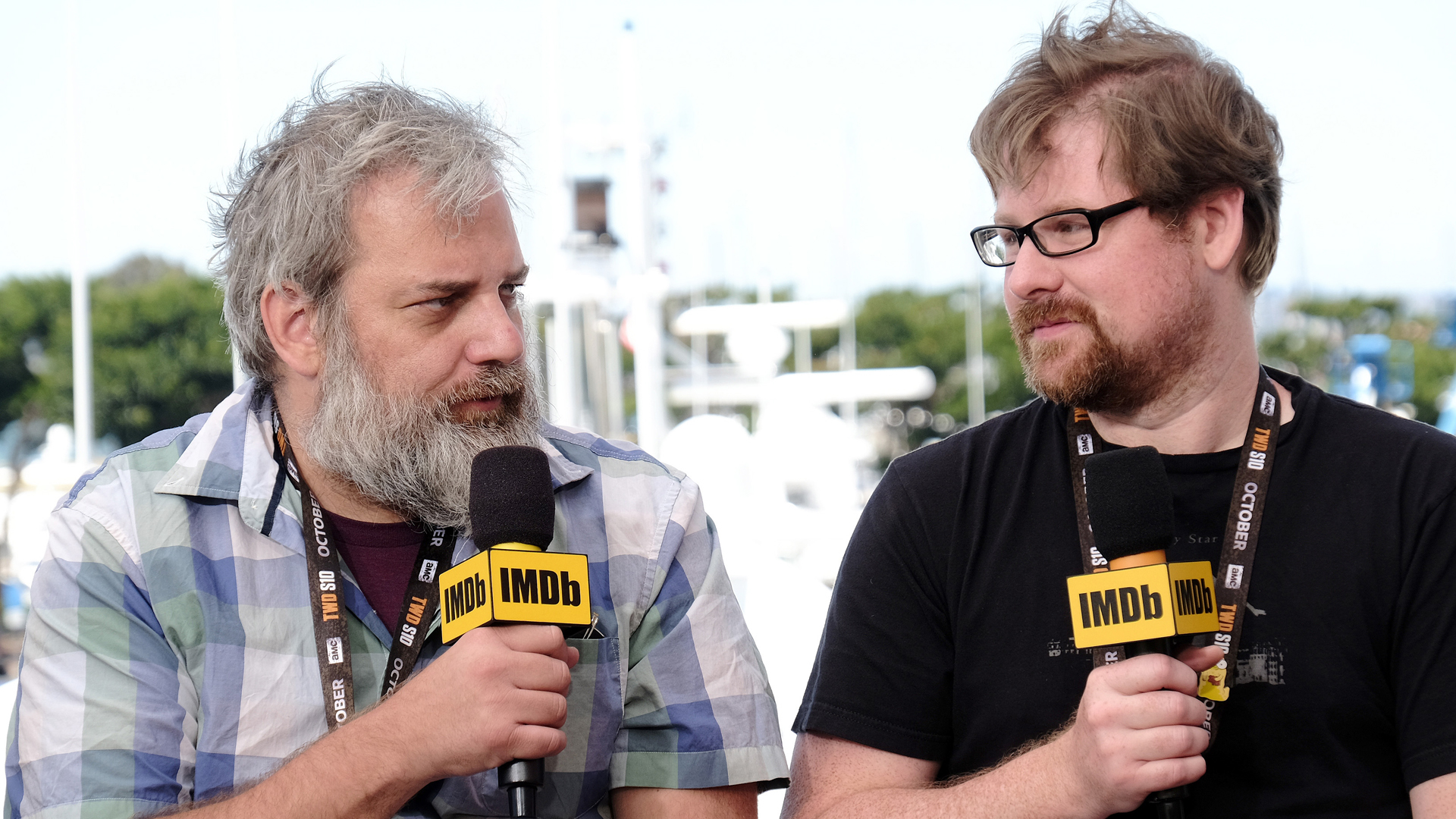 'Rick and Morty' Creators Dan Harmon Justin Roiland at Comic Con 2019