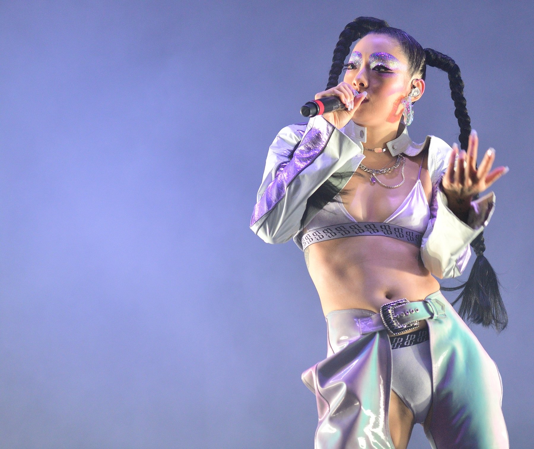 Rina Sawayama performs on stage at O2 Academy Brixton