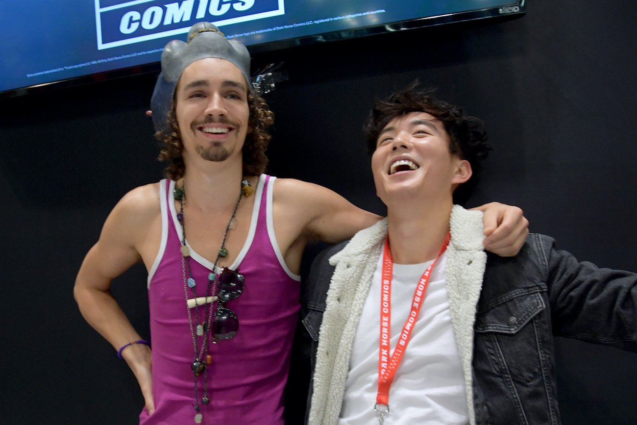 Robert Sheehan and Justin H. Min