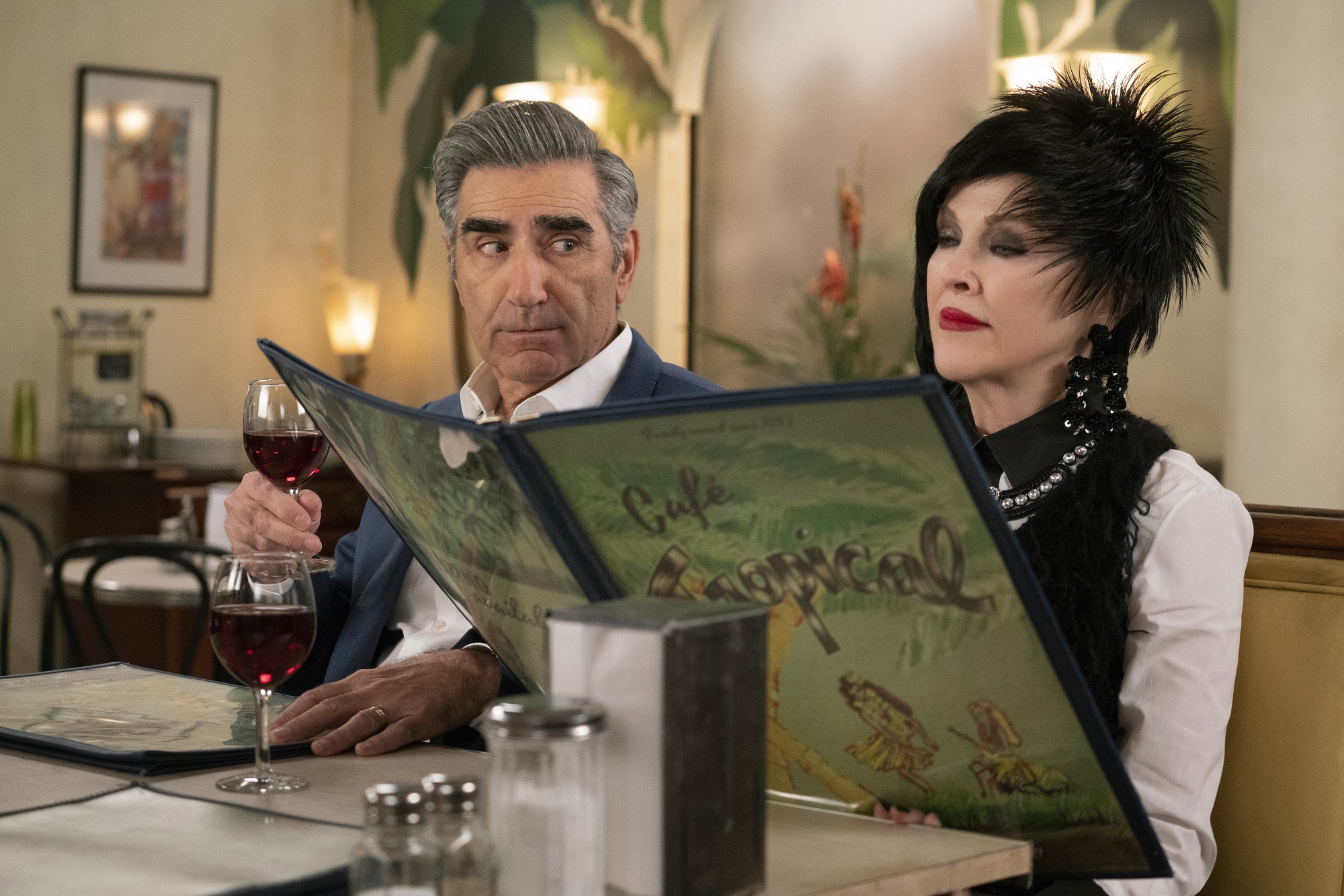 Schitt's Creek Johnny and Moira