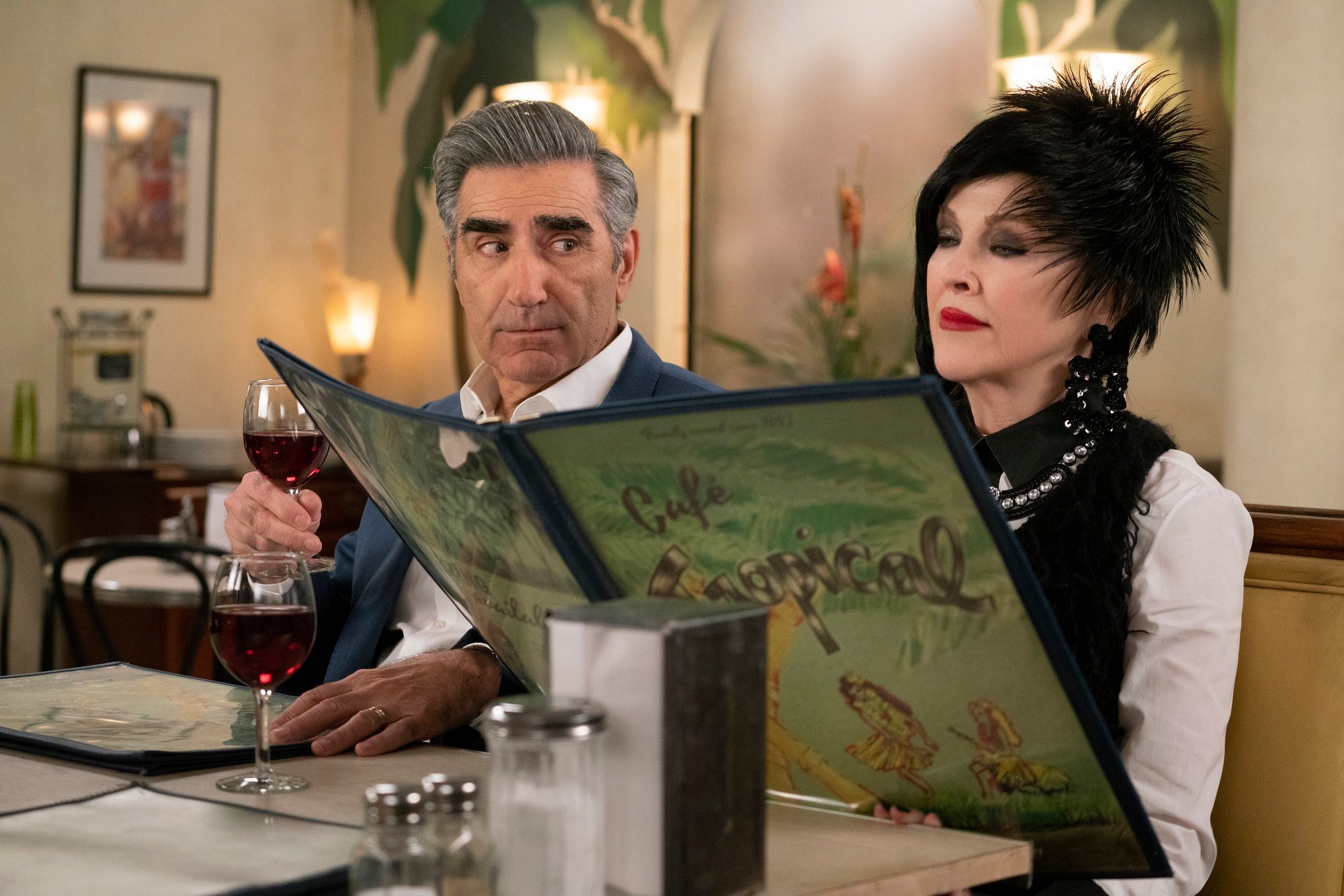 Schitt's Creek Johnny and Moira