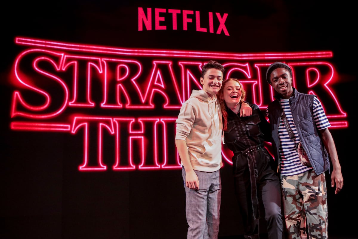 Noah Schnapp, Caleb McLaughlin, and Sadie Sink at Argentina Comic Con