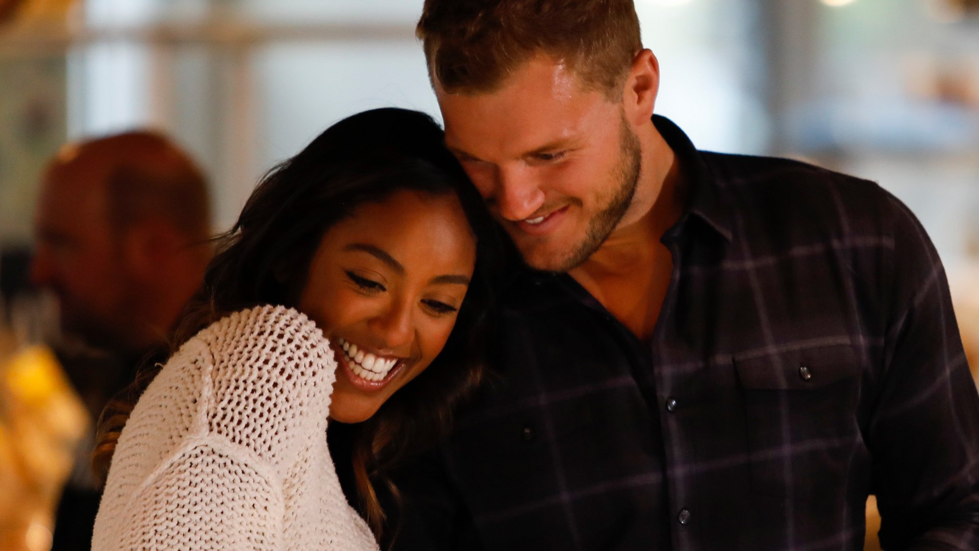 Tayshia Adams and Colton Underwood on a date during 'The Bachelor' Season 23