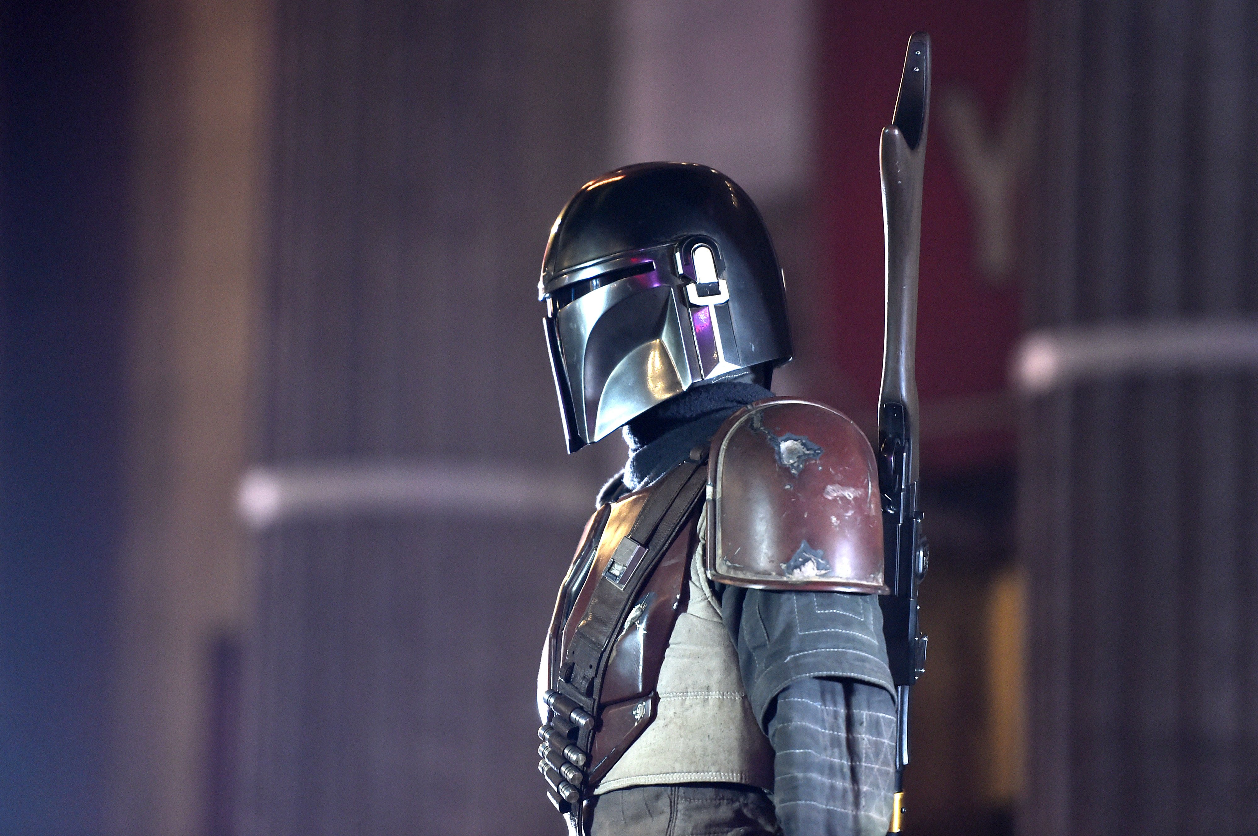 A general view of atmosphere at the premiere of Lucasfilm's first-ever, live-action series, 'The Mandalorian'  