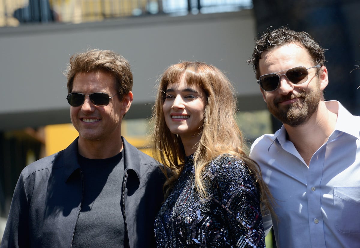 Tom Cruise, Sofia Boutella and Jake Johnson