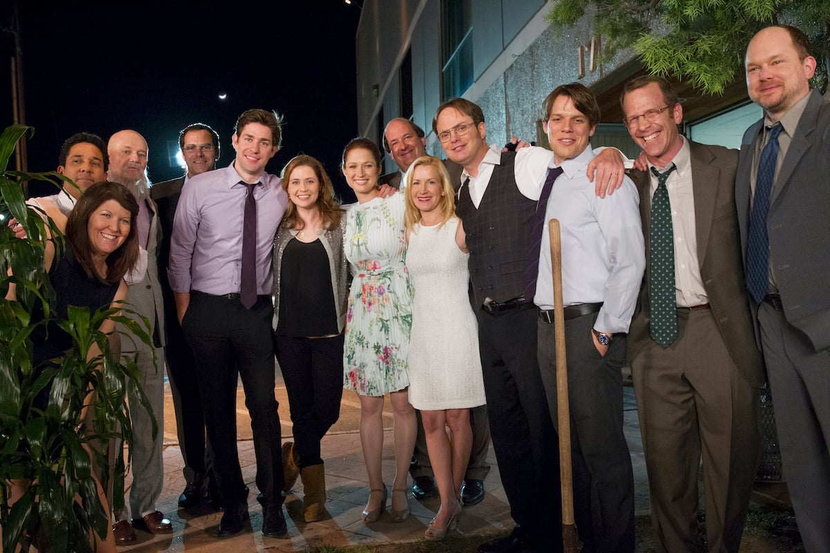 Kate Flannery as Meredith Palmer, Oscar Nunez as Oscar Martinez, Creed Bratton as Creed Bratton, Andy Buckley as David Wallace, John Krasinski as Jim Halpert, Jenna Fischer as Pam Beesly Halpert, Ellie Kemper as Erin Hannon, Brian Baumgartner as Kevin Malone, Angela Kinsey as Angela Martin, Rainn Wilson as Dwight Schrute, Jake Lacy as Pete, Paul Lieberstein as Toby Flenderson, Mark Proksch as Nate