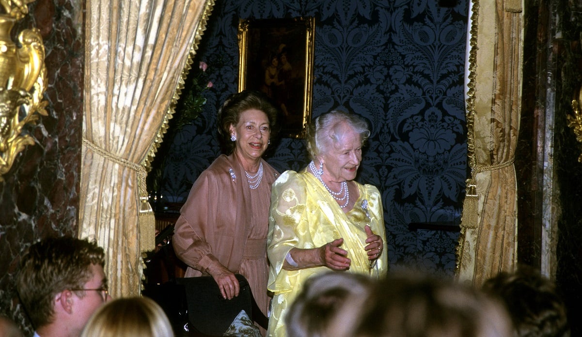 The Queen Mother and Princess Margaret