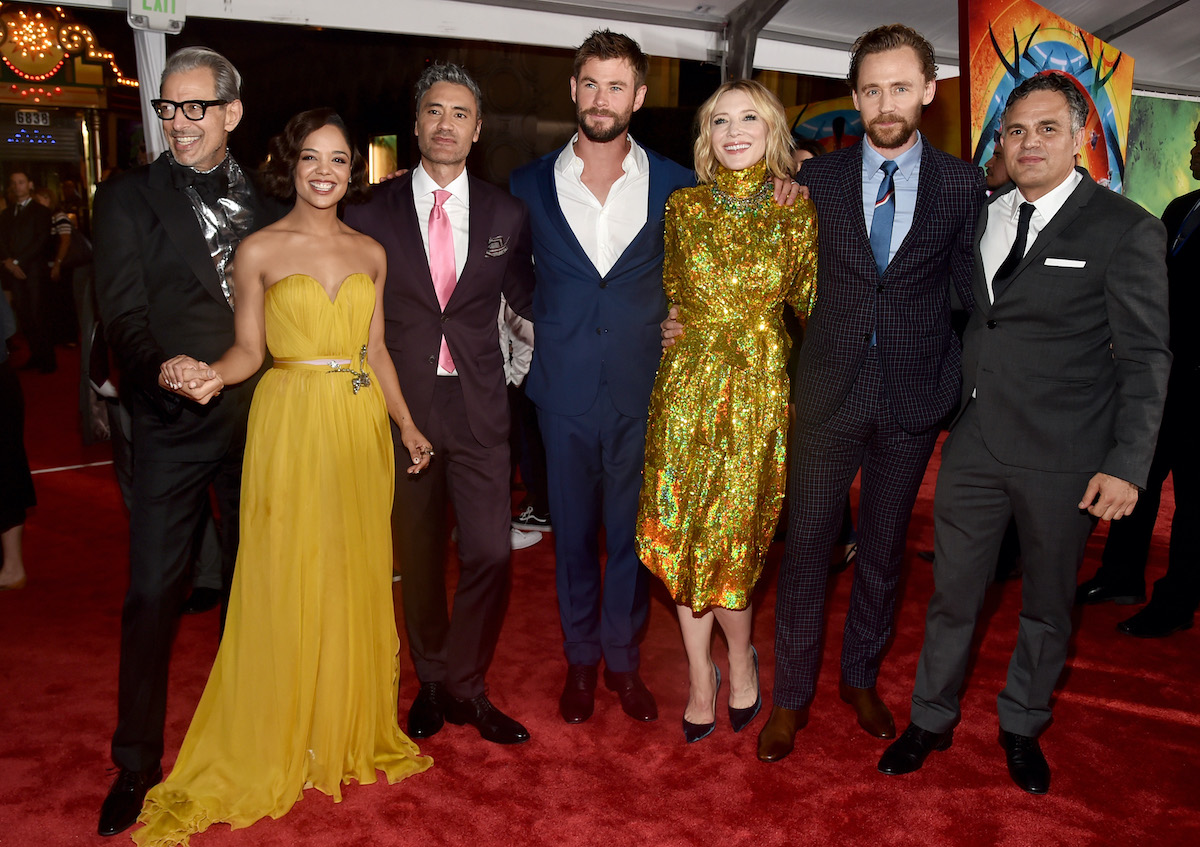 Director Taika Waititi and the cast of 'Thor: Ragnarok'