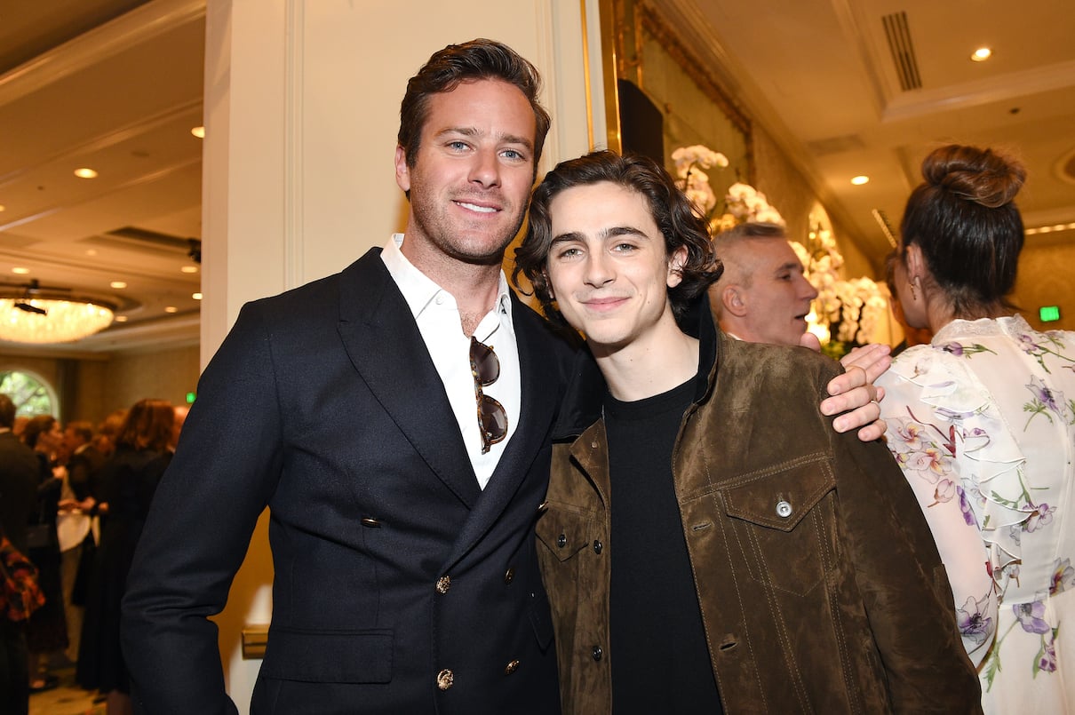 Timothee and Armie