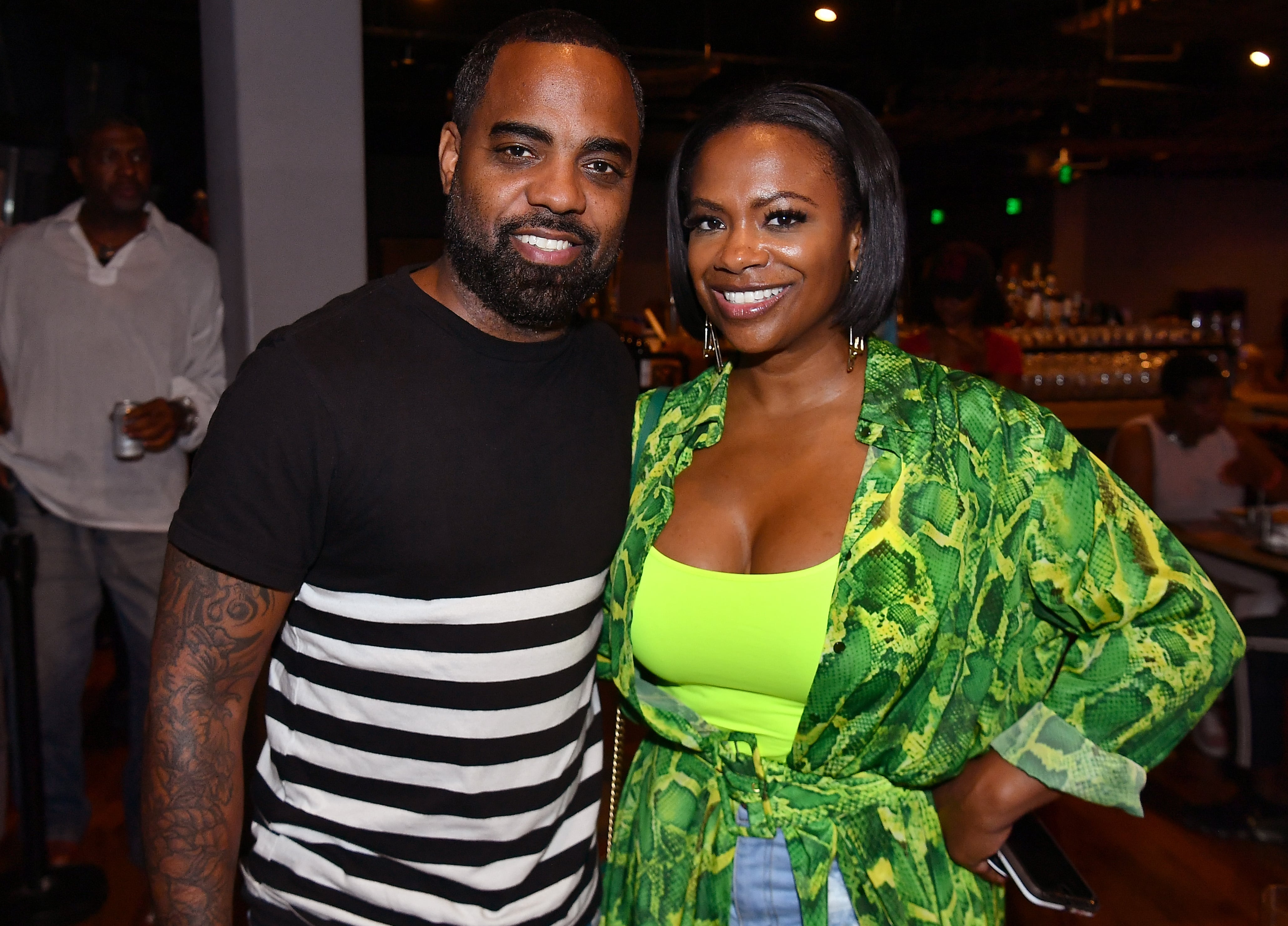 Todd Tucker and Kandi Burruss