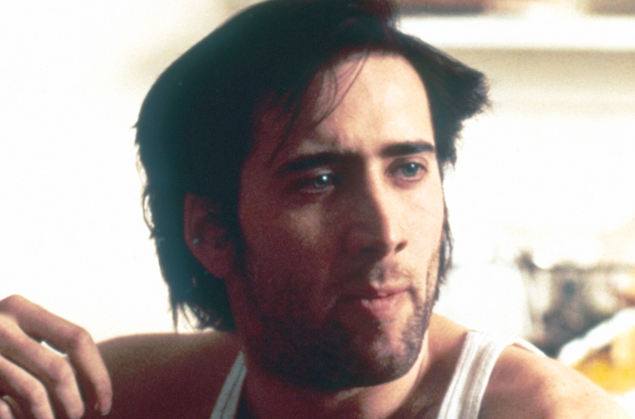 Nicolas Cage at work on 'Moonstruck'