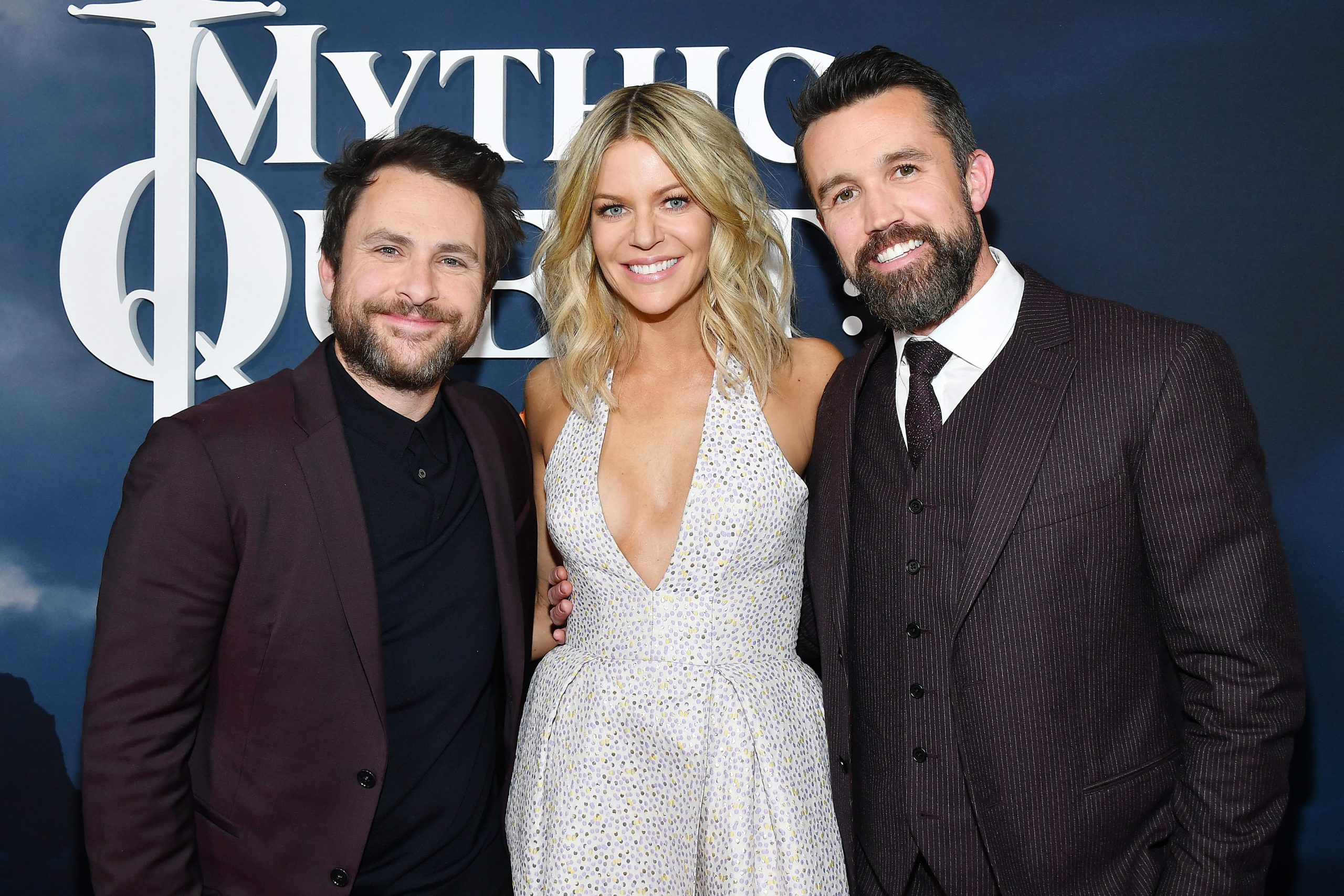 Charlie Day, Kaitlin Olson. and Rob McElhenney of It's Always Sunny in Philadelphia