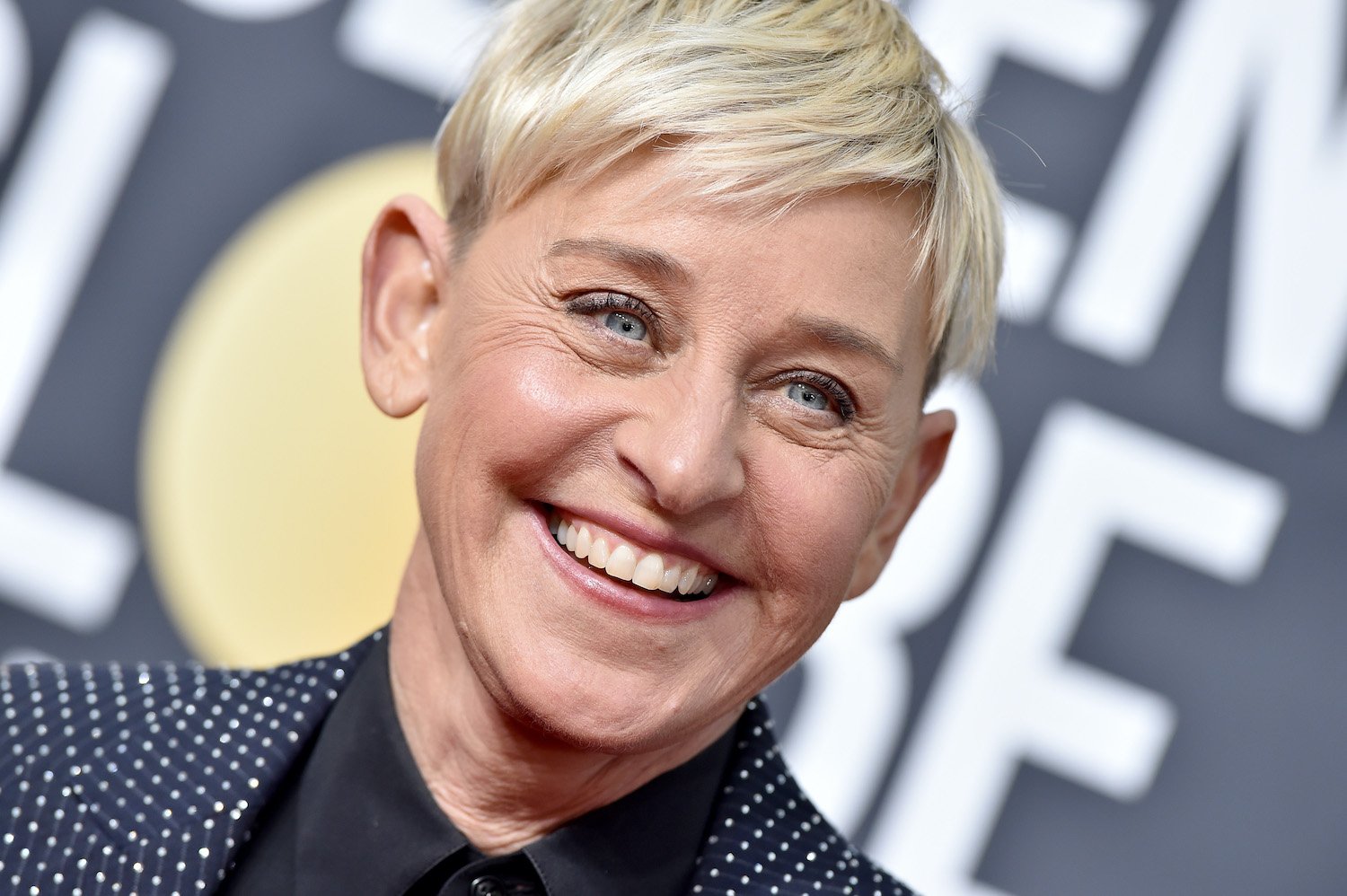 Ellen DeGeneres attends the 77th Annual Golden Globe Awards
