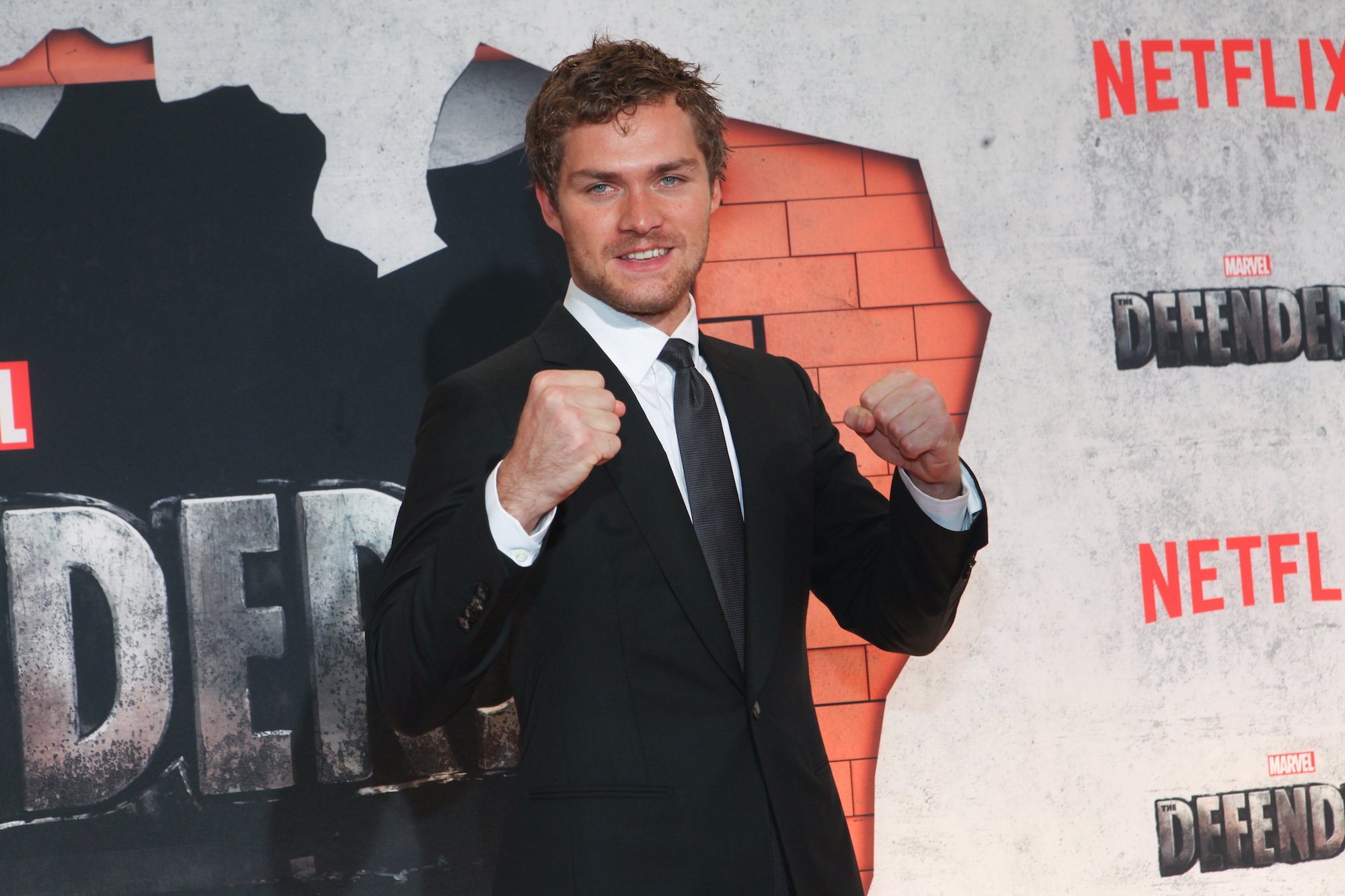 Actor Finn Jones on the red carpet