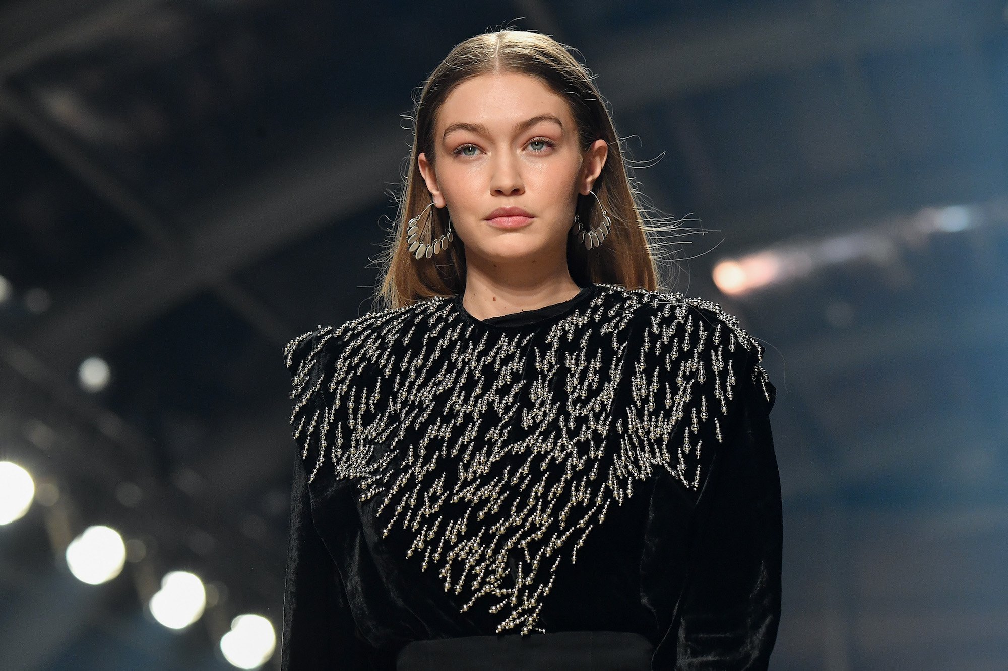 Gigi Hadid walks the runway