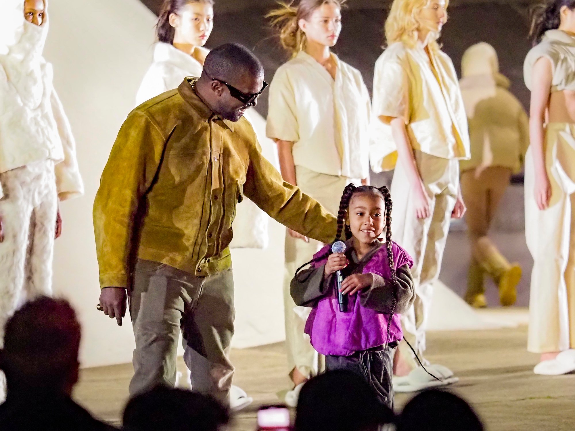 Kanye West and daughter North West