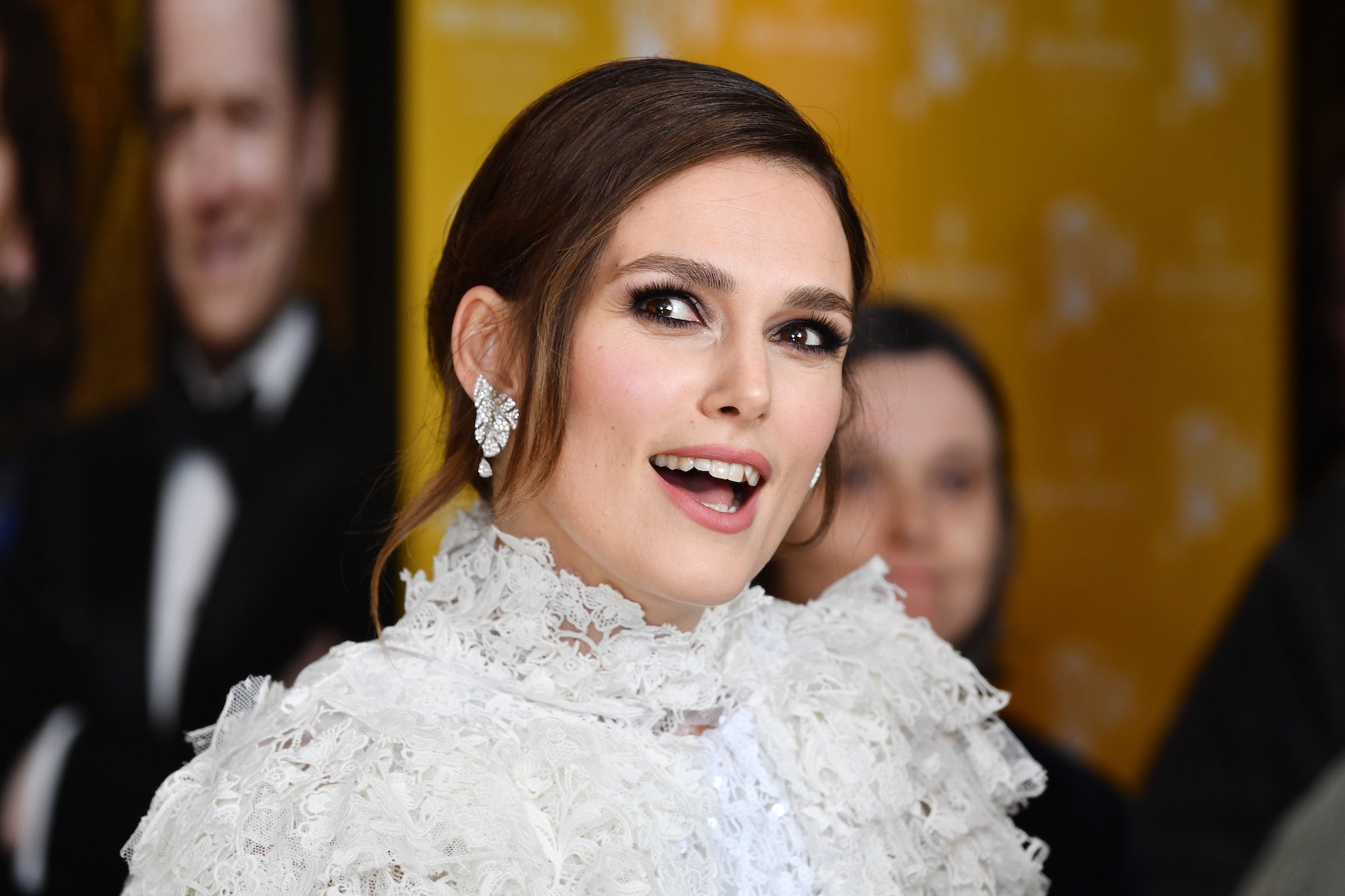 Keira Knightley on the red carpet