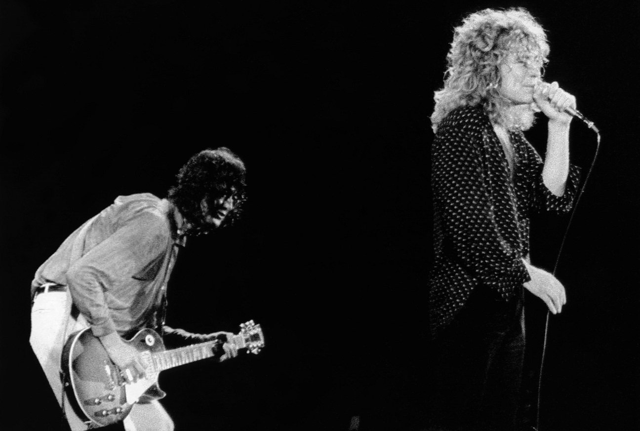 Led Zeppelin on stage '79