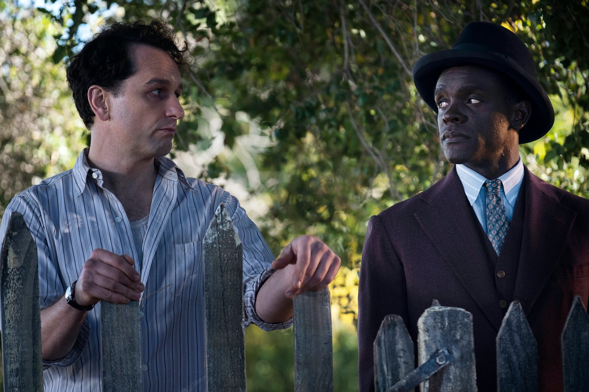 Matthew Rhys and Chris Chalk in Perry Mason