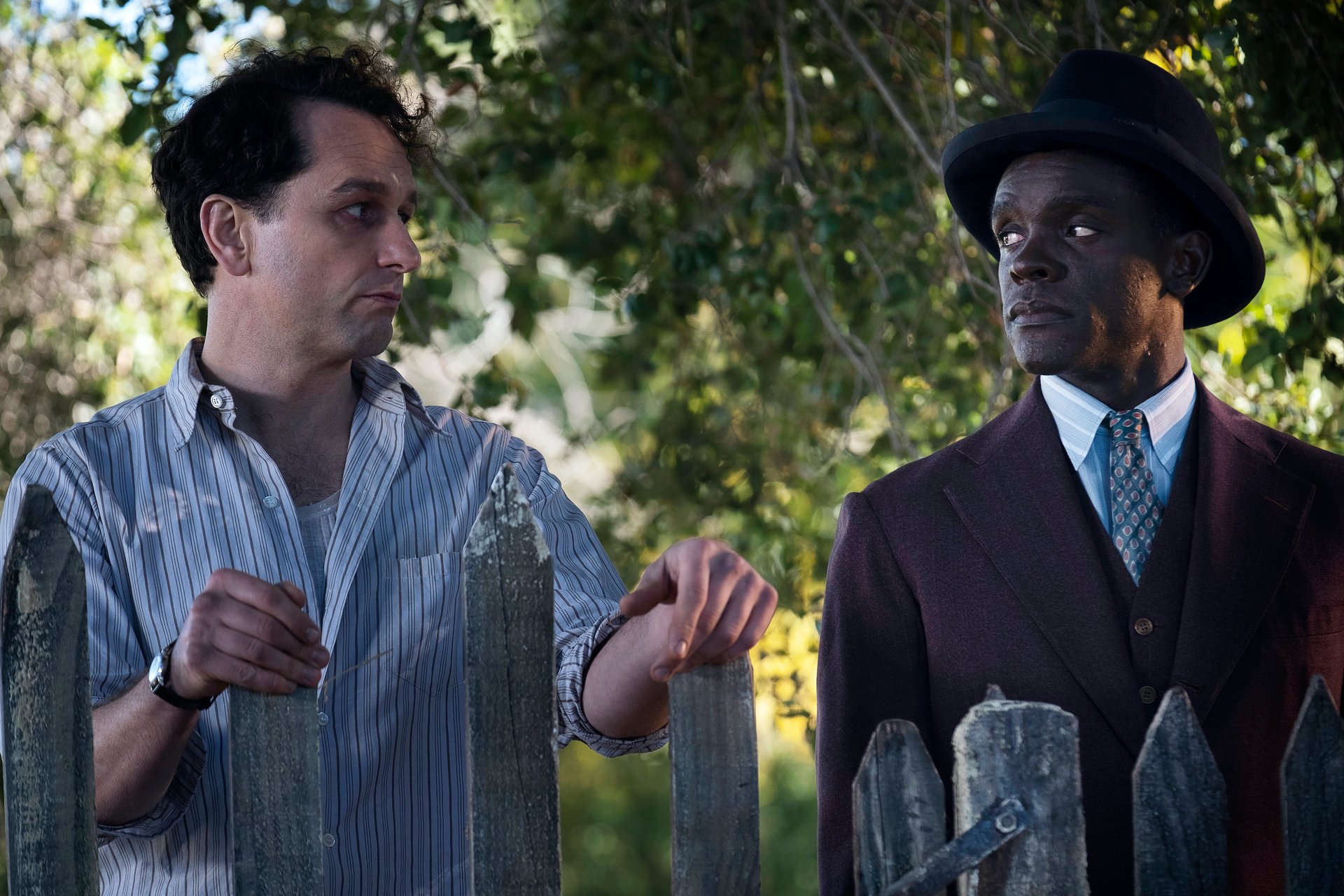 Matthew Rhys and Chris Chalk in Perry Mason 