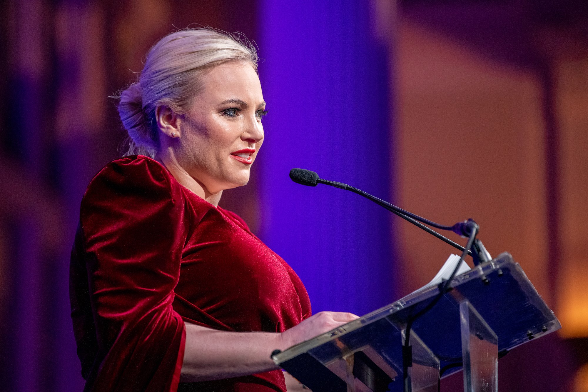 Meghan McCain speaks onstage