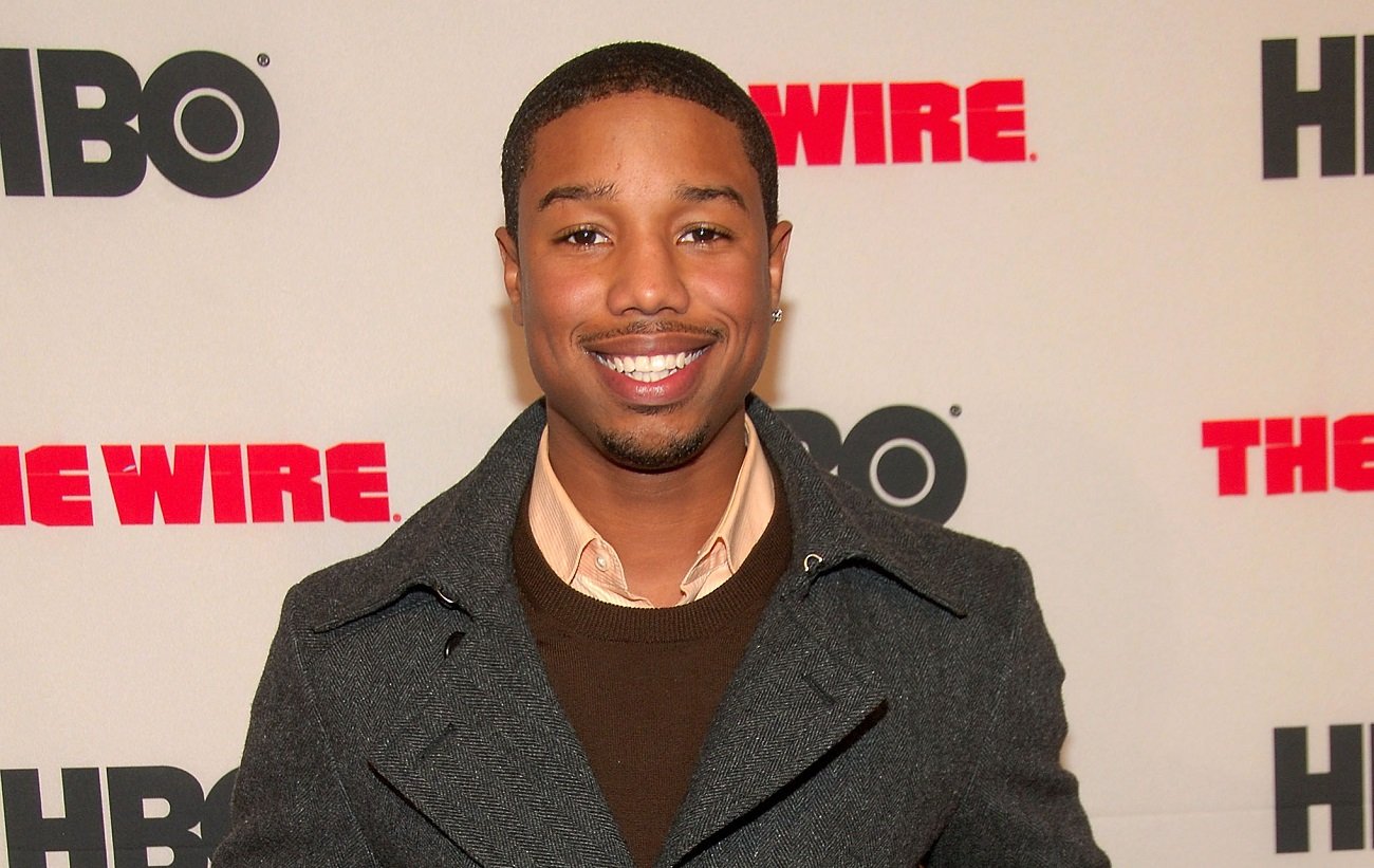 Michael B. Jordan at a 'The Wire' premiere