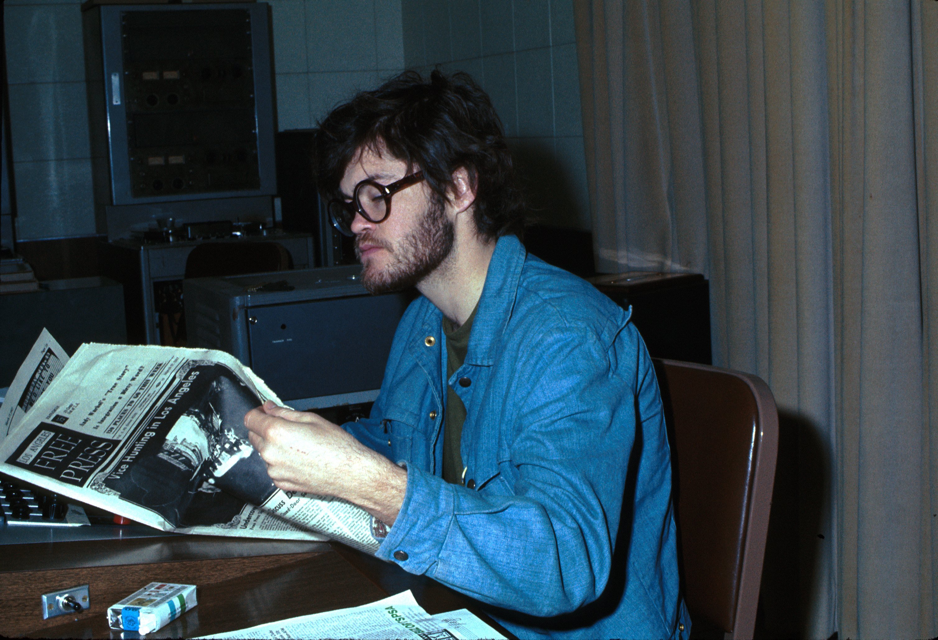 Micky Dolenz wearing glasses