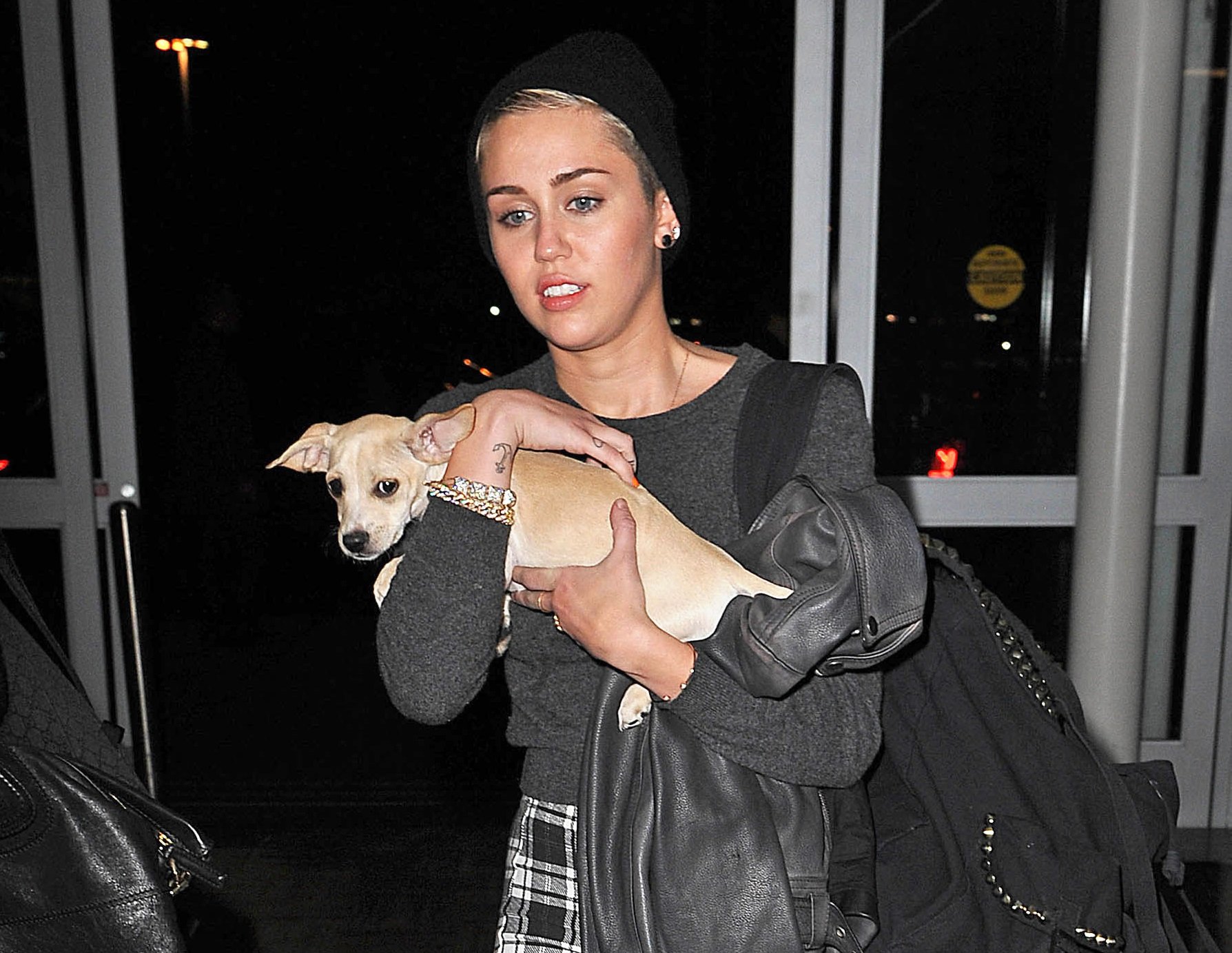 Singer Miley Cyrus as seen on February 15, 2013 in New York City.