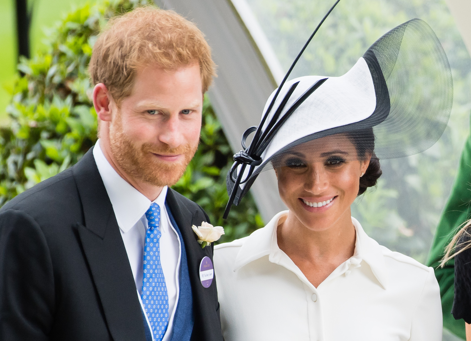 Meghan Markle and Prince Harry attend Royal Ascot Day 1 at Ascot Racecourse on June 19, 2018