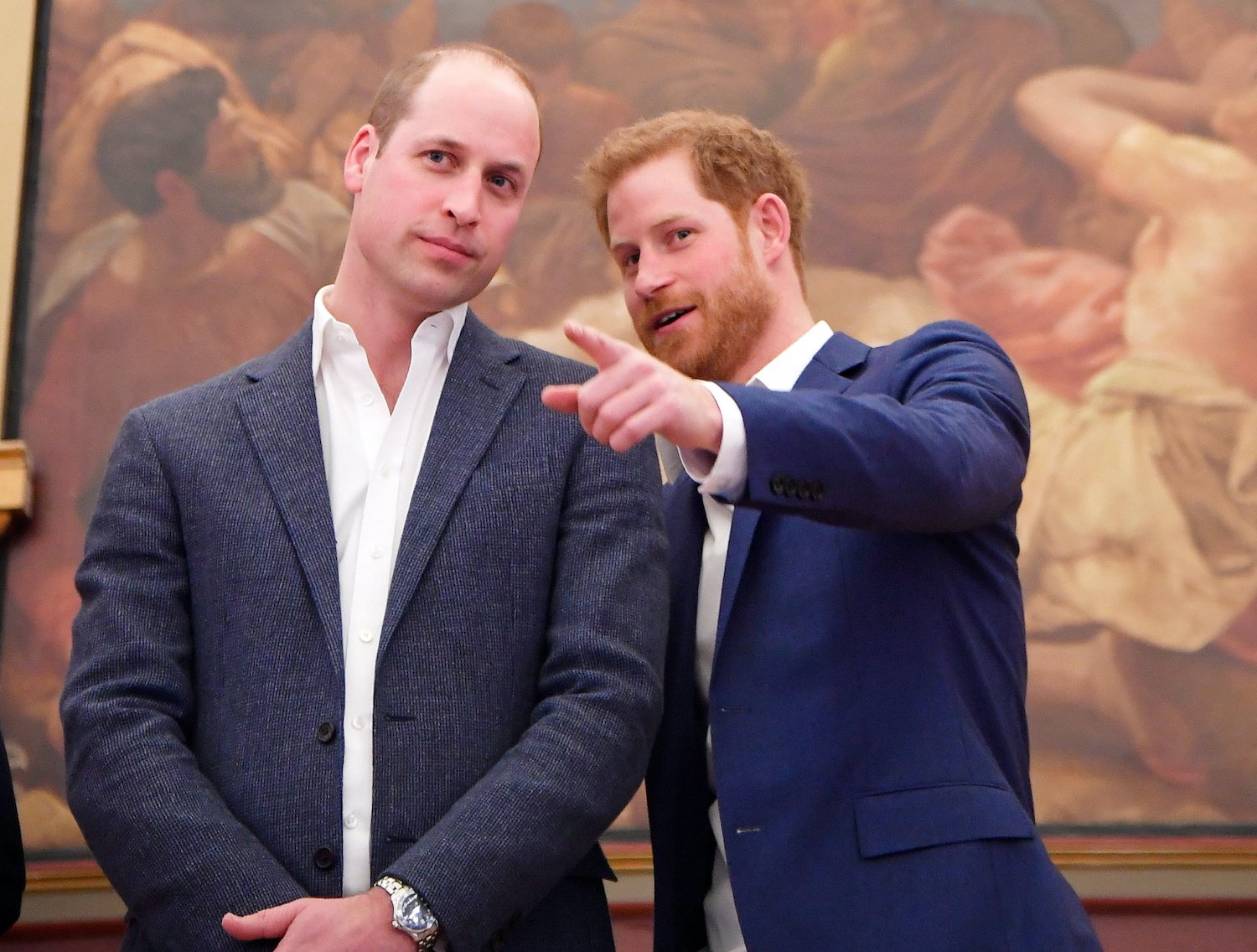 Prince William and Prince Harry attend the opening of the Greenhouse Sports Centre on April 26, 2018