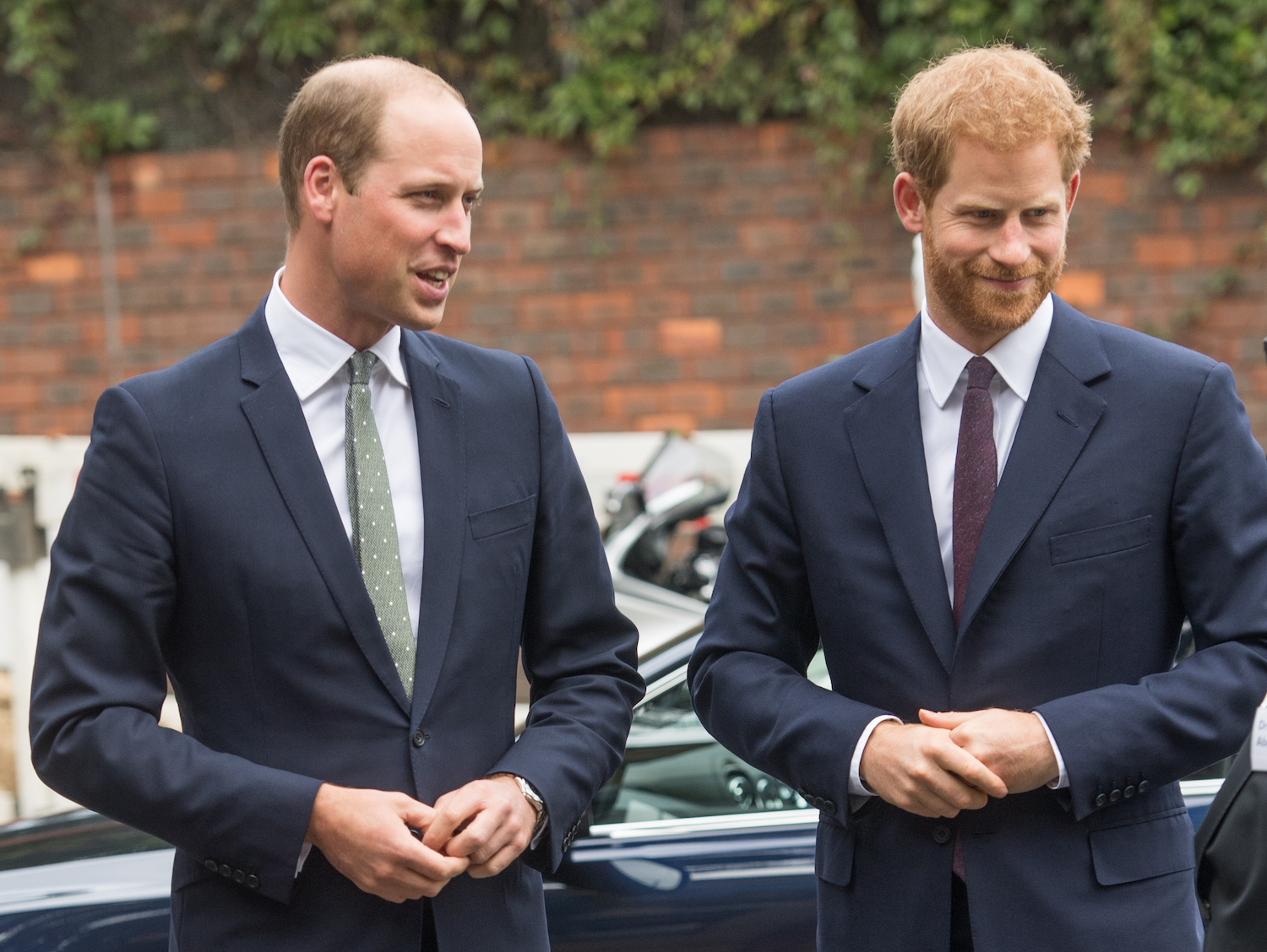 Prince William and Prince Harry visit the Royal Foundation Support4Grenfell community hub on September 5, 2017